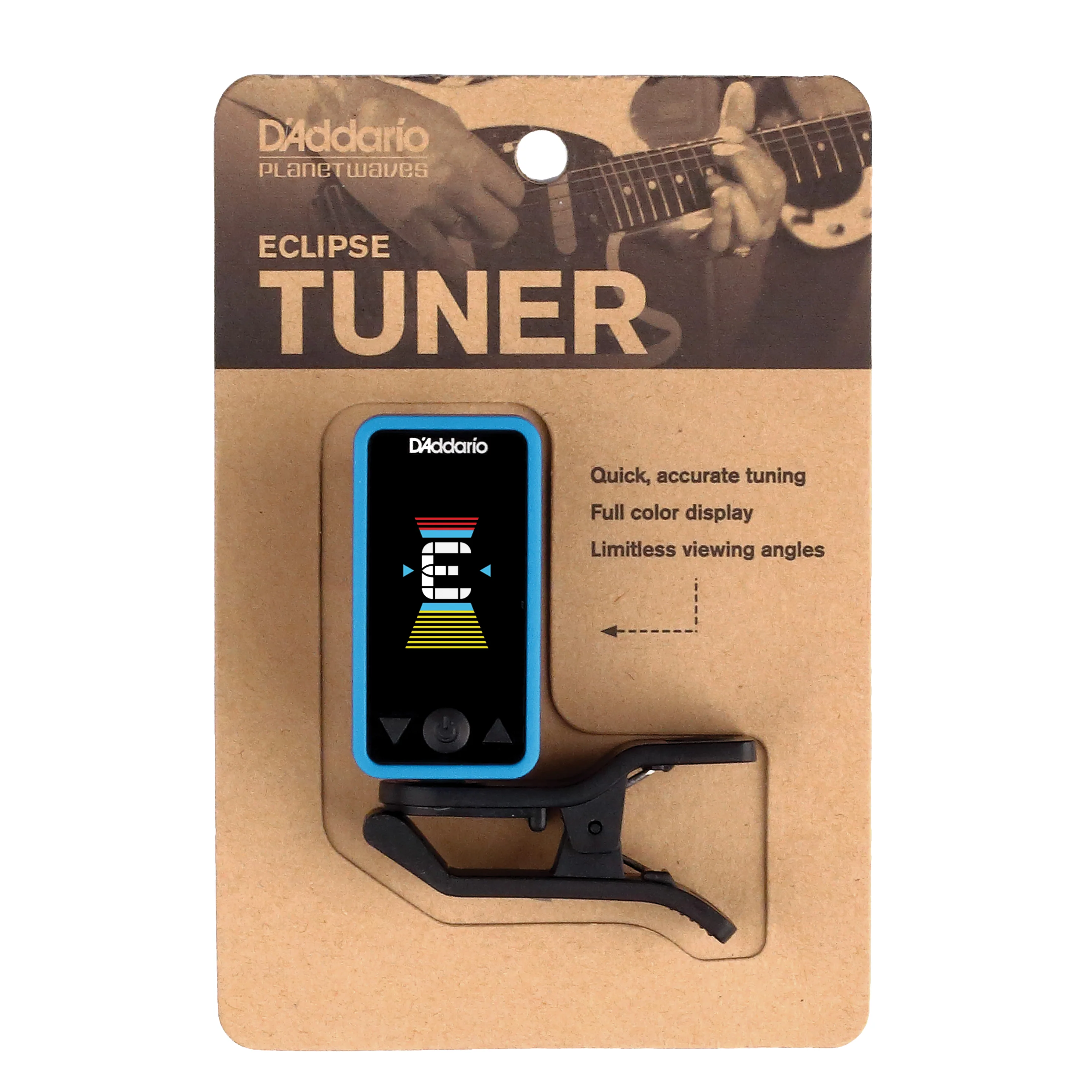 Accordeur à pince Eclipse, bleu, par D'Addario - Image 2