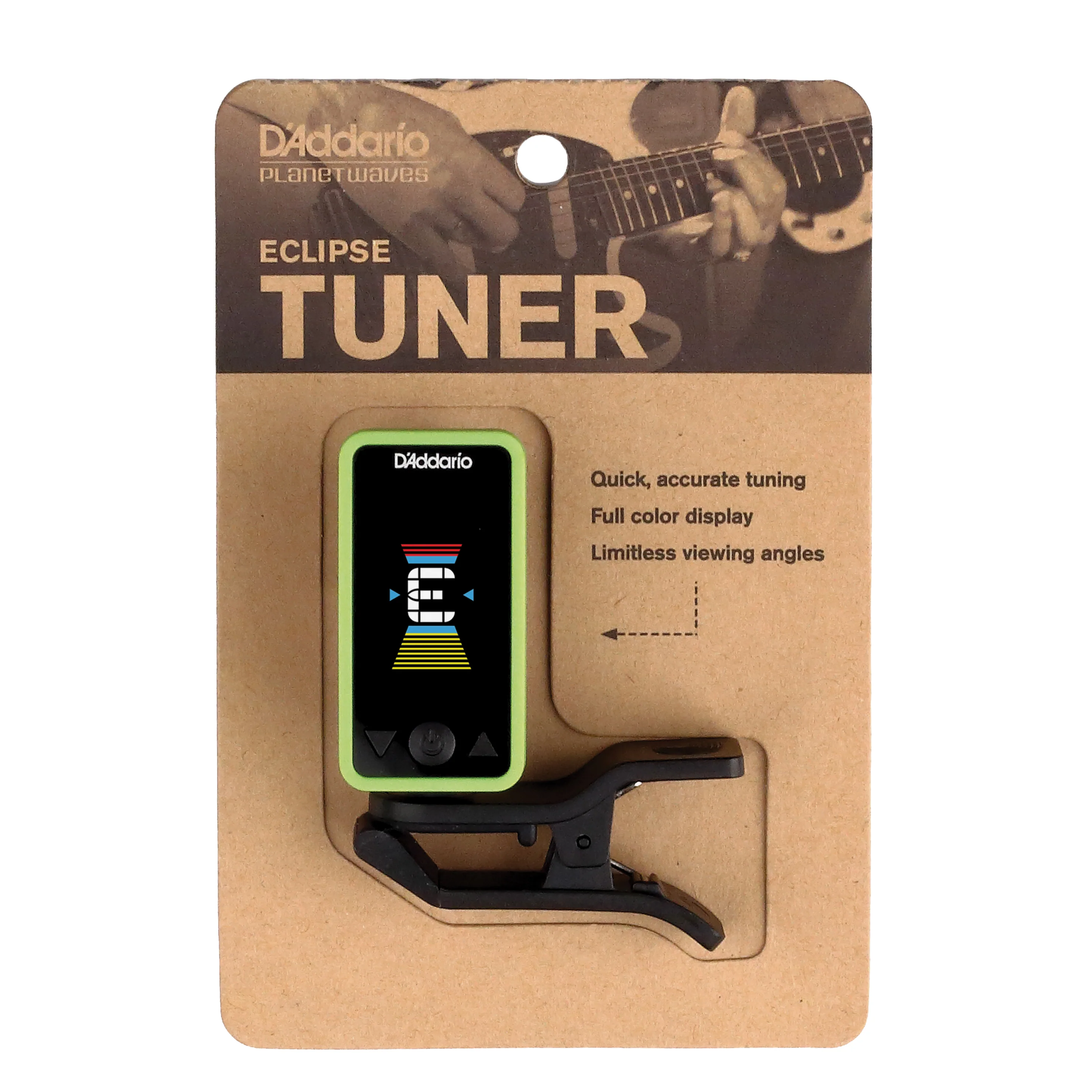 Accordeur à pince Eclipse, vert, par D'Addario - Image 2