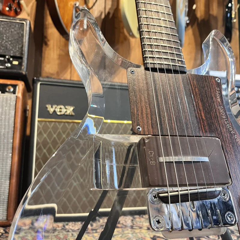 Ampeg Dan Armstrong Lucite Guitar 1970 - Clear - Image 9