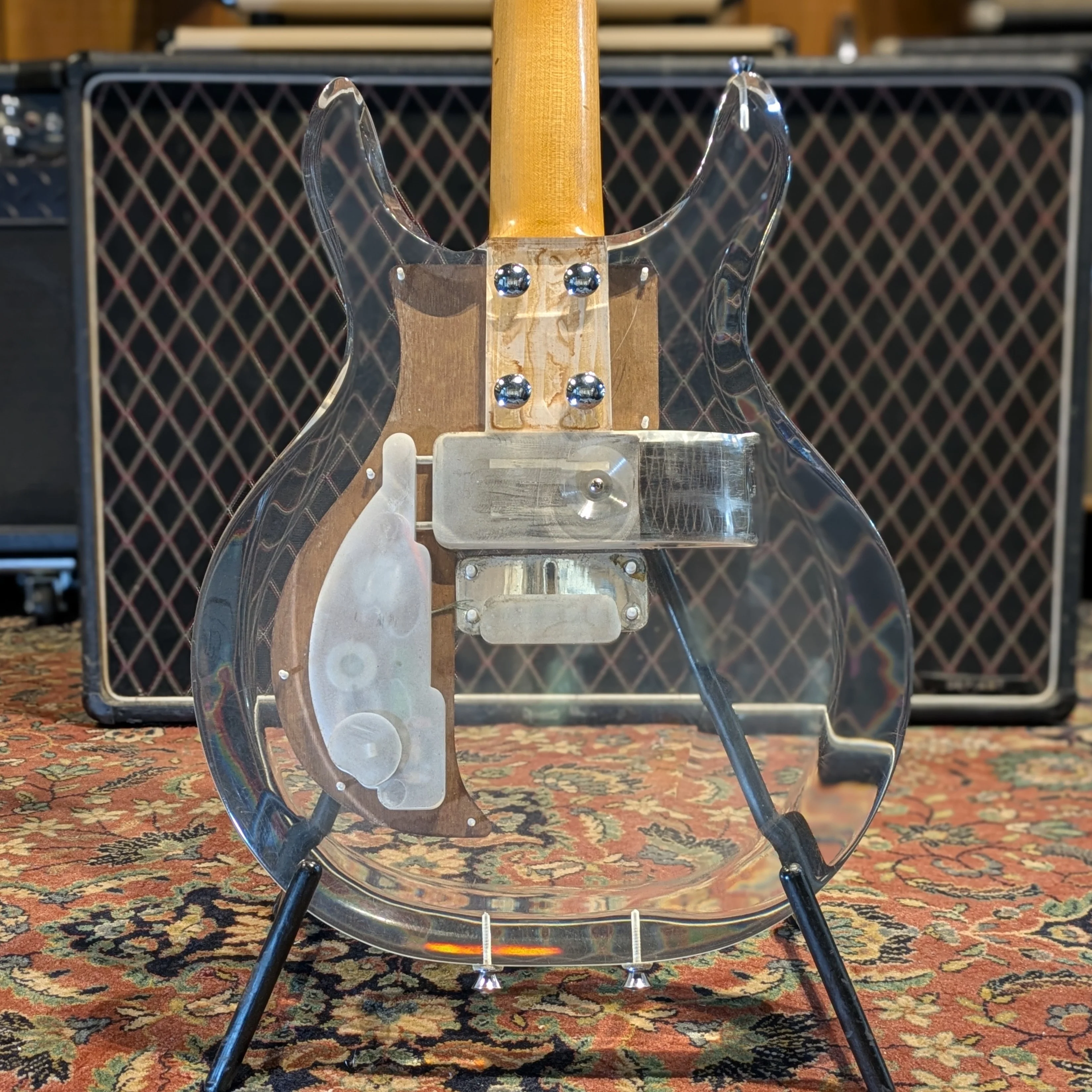 Ampeg Dan Armstrong Lucite Guitar 1971 - Clear - Image 3