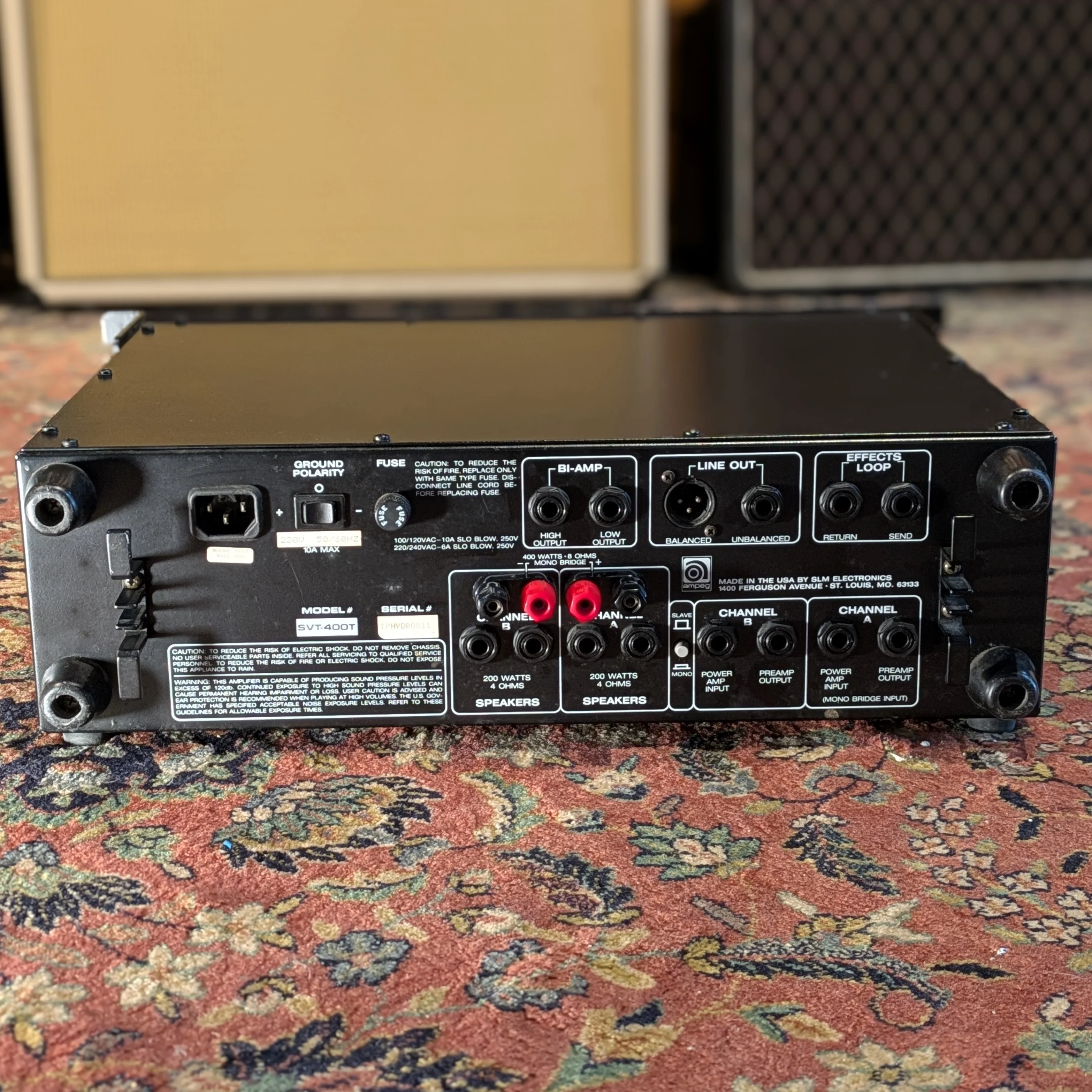 Ampeg SVT-400T - Black - USA - Image 3