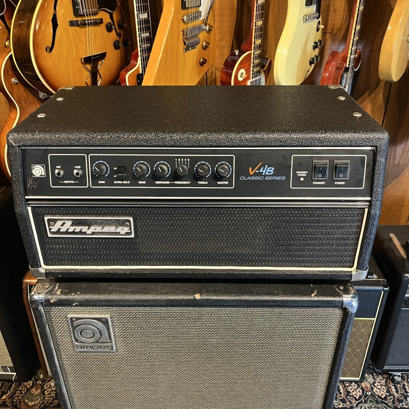 Ampeg V-4B Classic 100-Watt Tube Bass Amp Head 1990s + Ampeg BT25 Cabinet 70's - Image 3