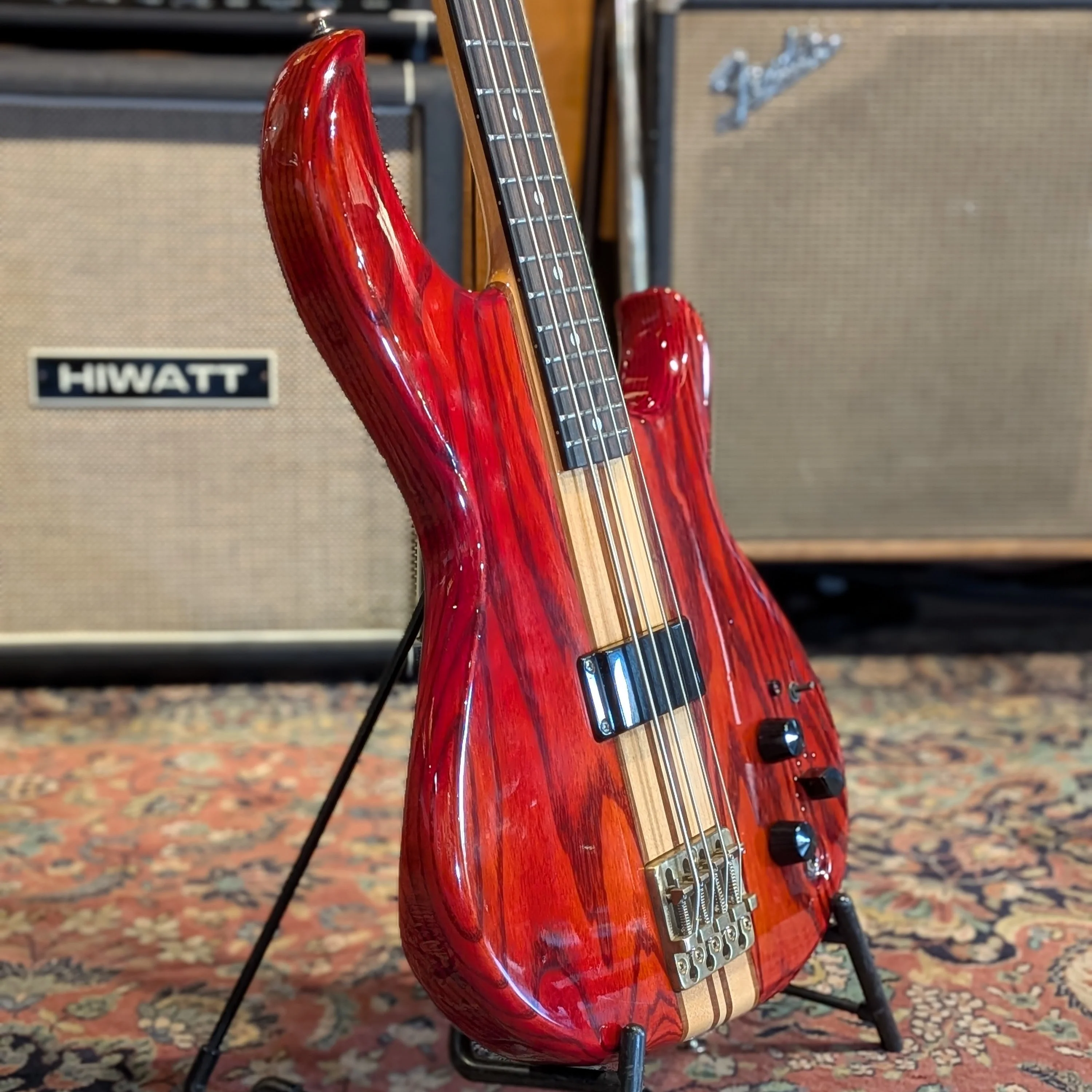 Aria Pro II SB-1000 Bass 4-Strings Paduak Red - Image 3