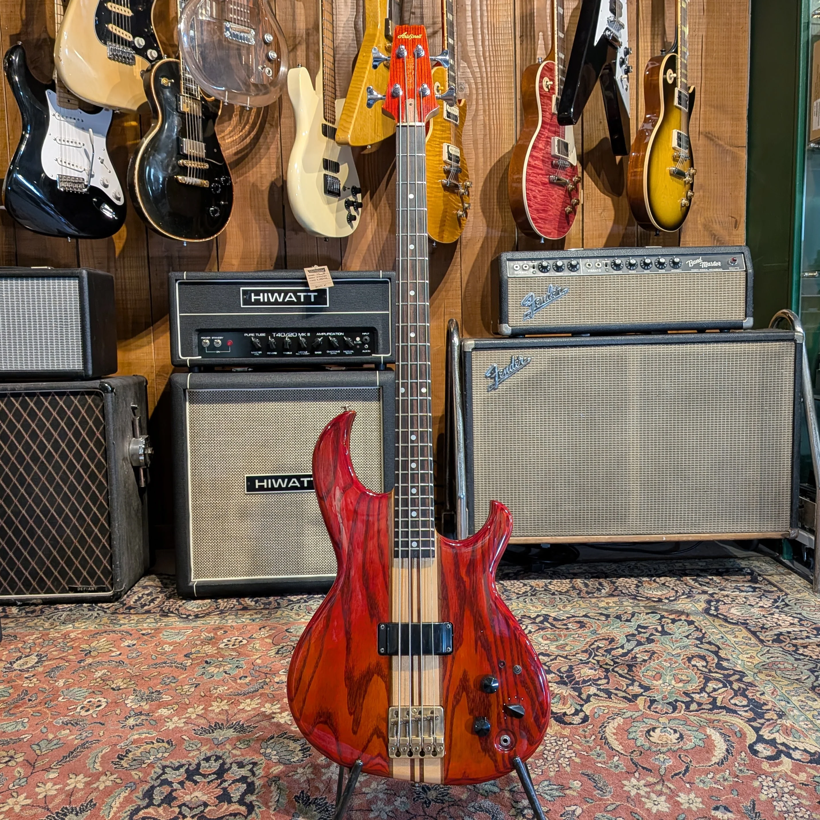Aria Pro II SB-1000 Bass 4-Strings Paduak Red - Image 4