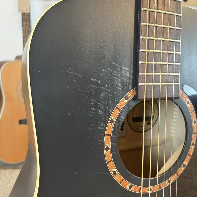 Art & Lutherie Cedar Black Satin (2006) Canada - Image 3
