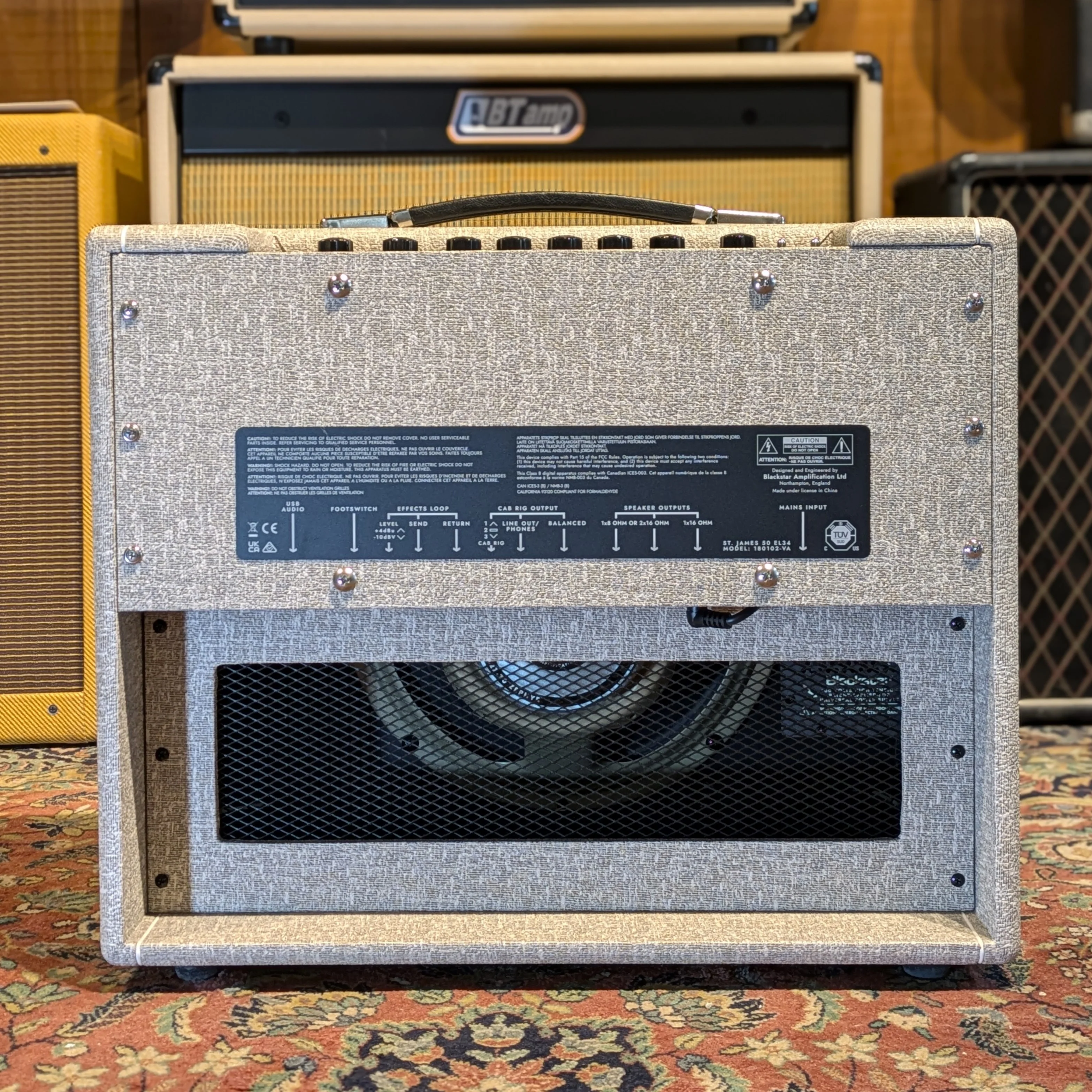 Blackstar St. James EL34 2-Channel 50-Watt 1x12" Guitar Combo 2022 - Present - Fawn - Image 4
