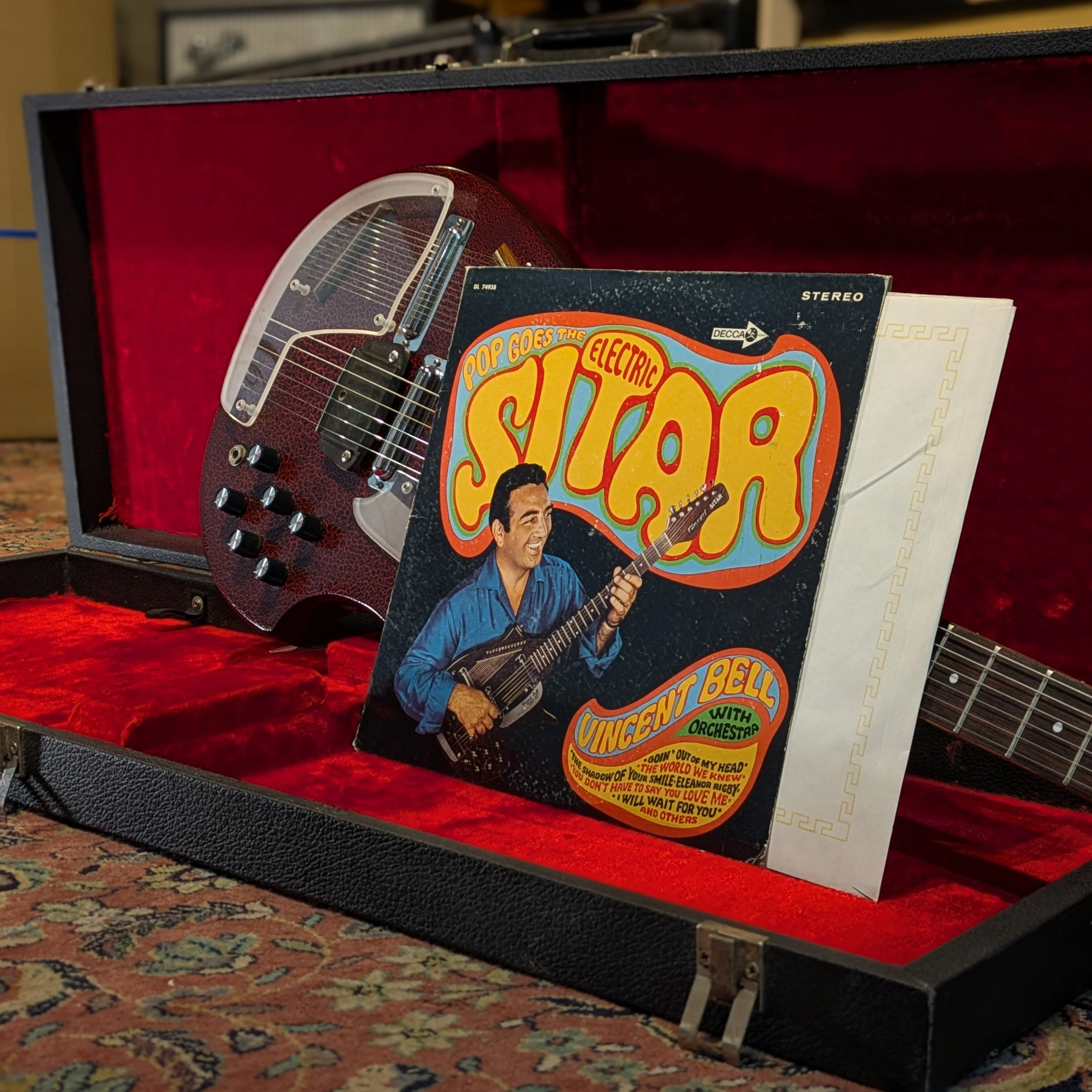 Coral Vincent Bell Electric Sitar 60's - Image 13