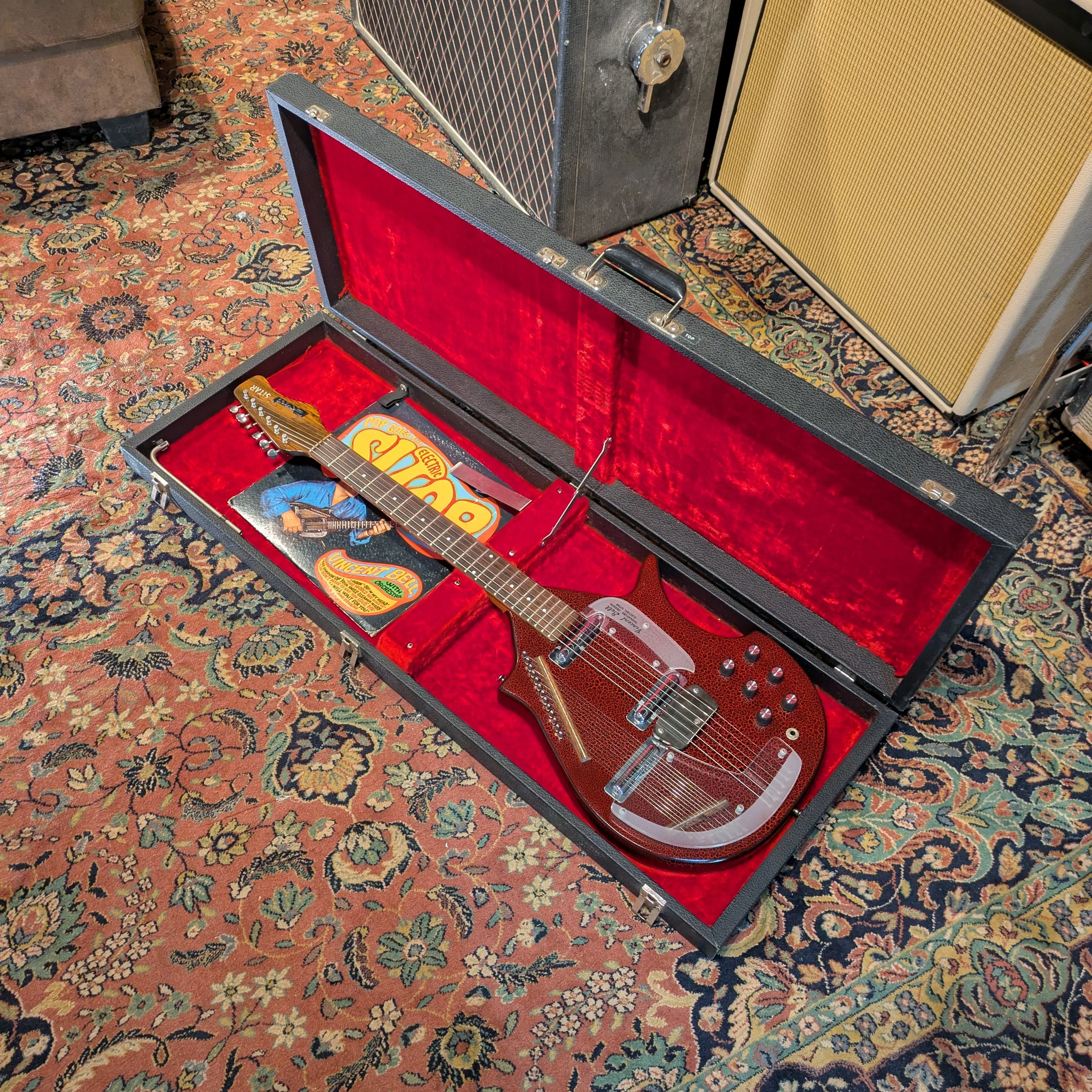 Coral Vincent Bell Electric Sitar 60's - Image 9