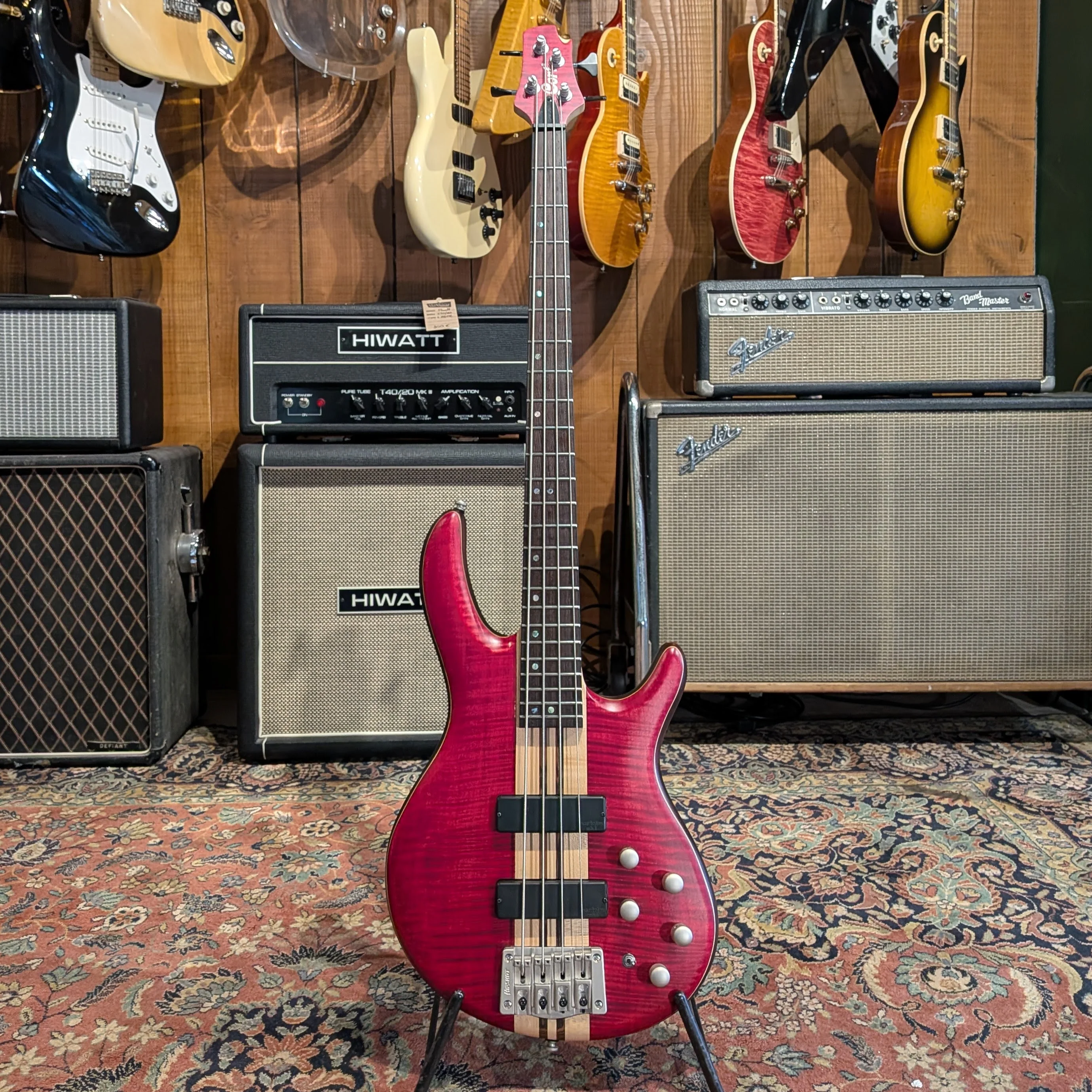 Cort A4 Plus FMMH - Black Cherry - Image 3