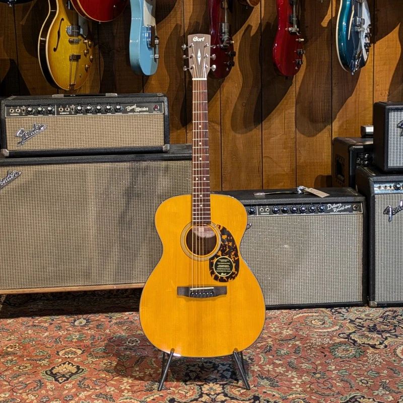 Cort L300V NAT Luce Series Solid Adirondack/Mahogany Orchestra - Image 3