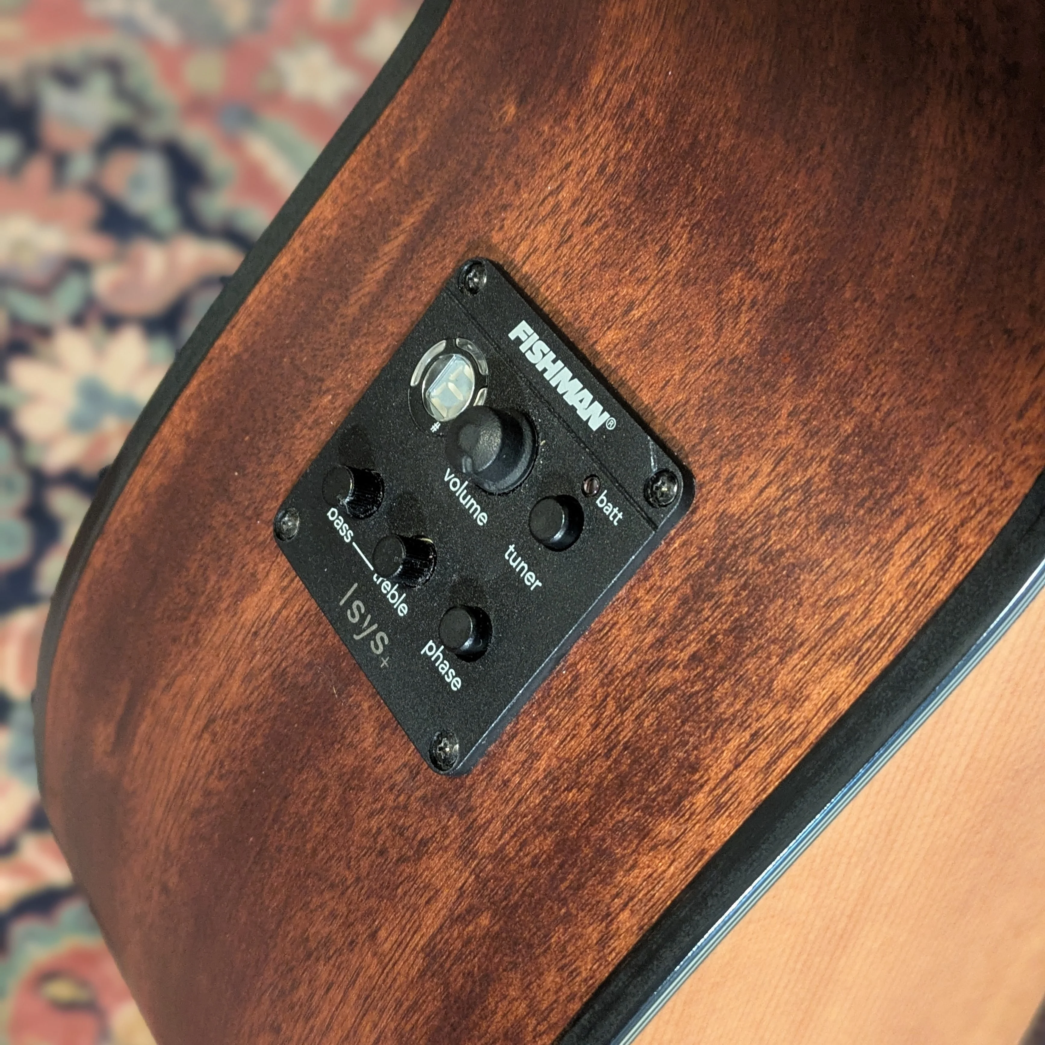 Cort SJB5F NS Acoustic 4-String Bass Cutaway with Electronics - Image 5
