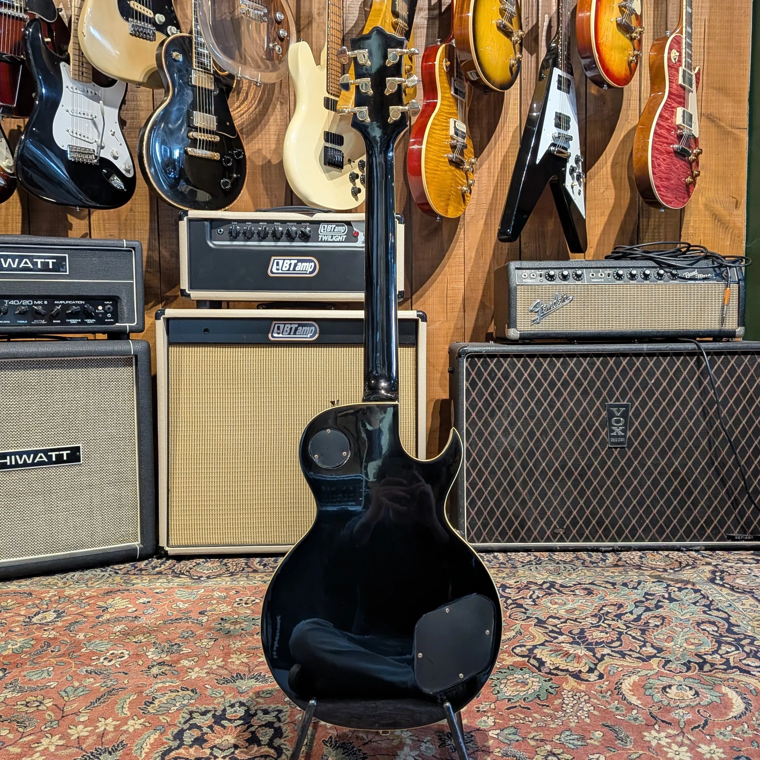 Coxx Classix Custom - Les Paul Style - Black - Image 4