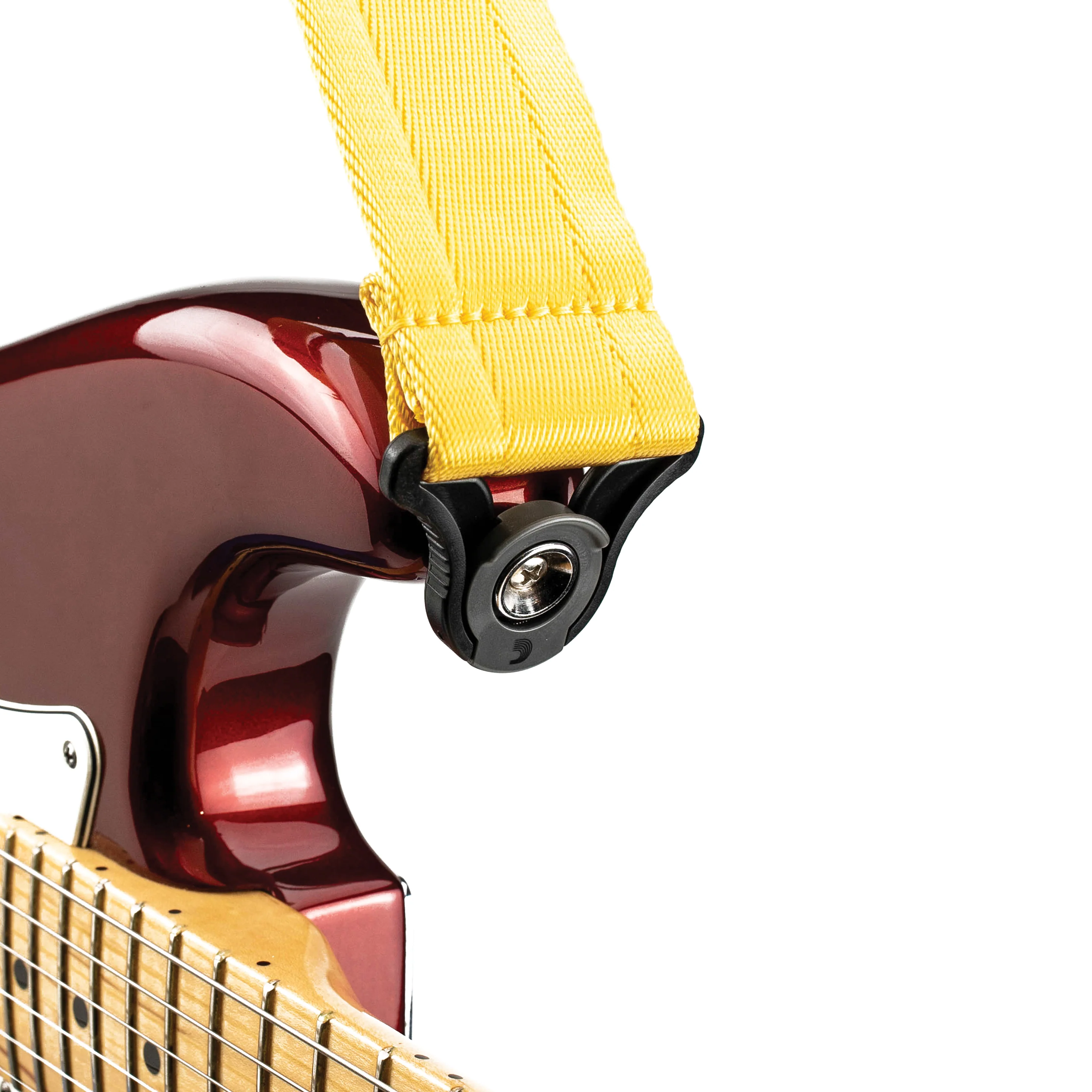 D’Addario Auto Lock Strap Yellow - Image 2