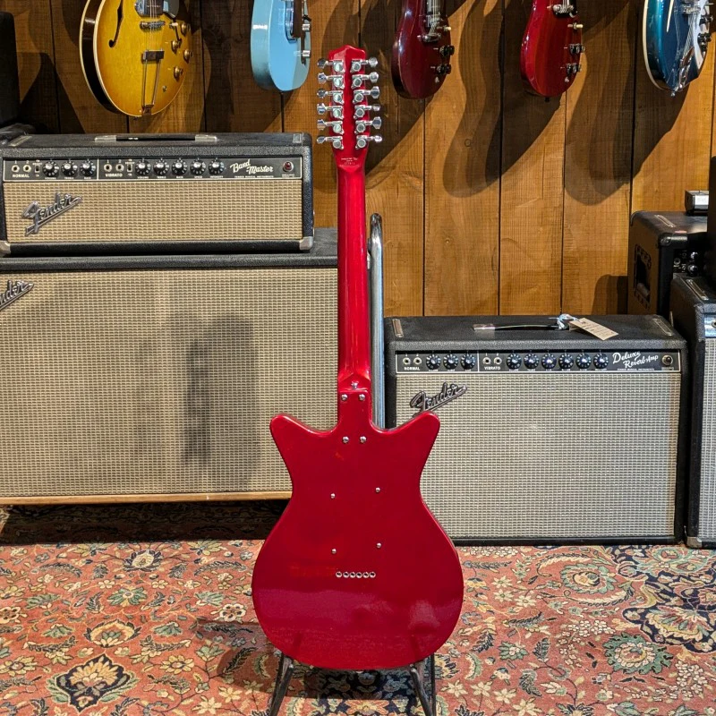 Danelectro 59M 12-String 2010s - Red Metallic - Image 4