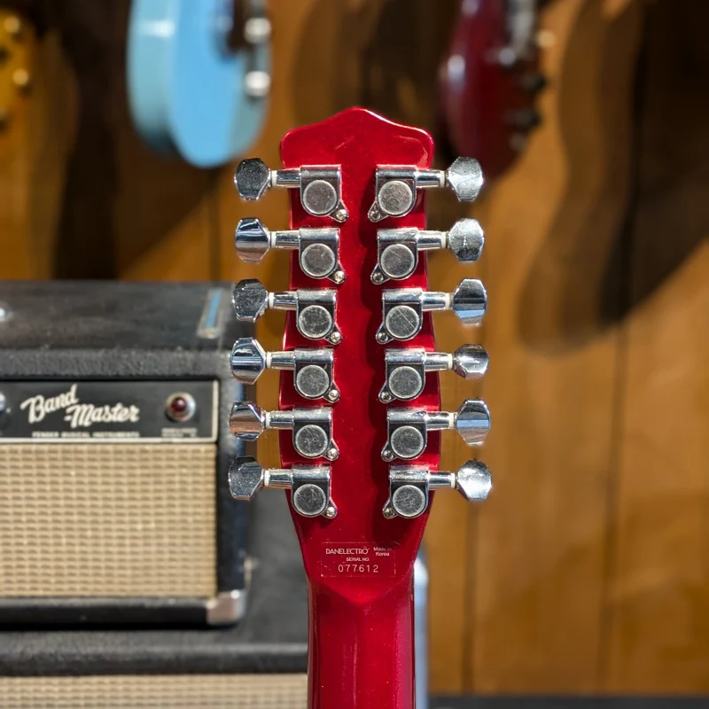 Danelectro 59M 12-String 2010s - Red Metallic - Image 6