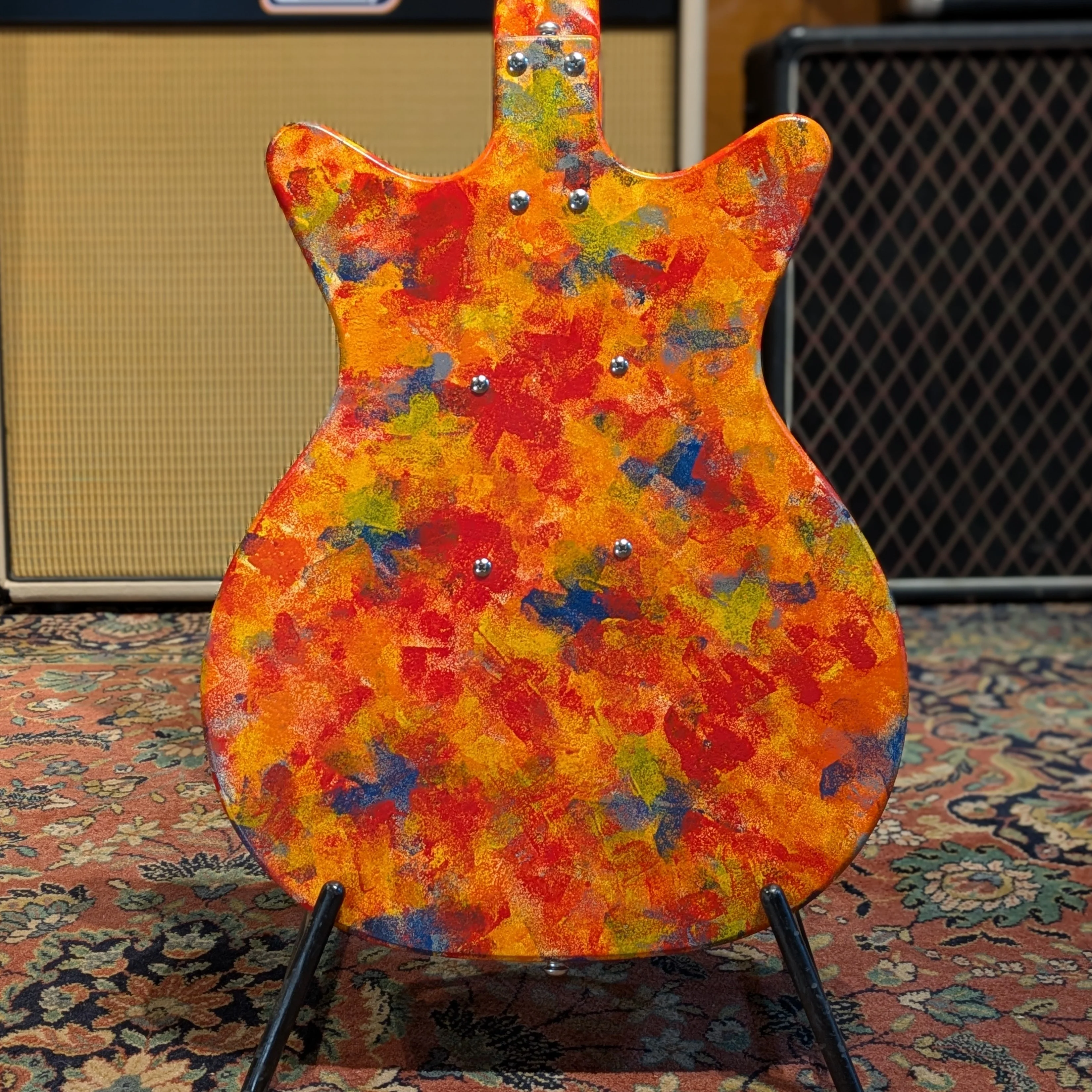 Danelectro DC-59 - Eric Clapton Psychedelic Rainbow - Image 3