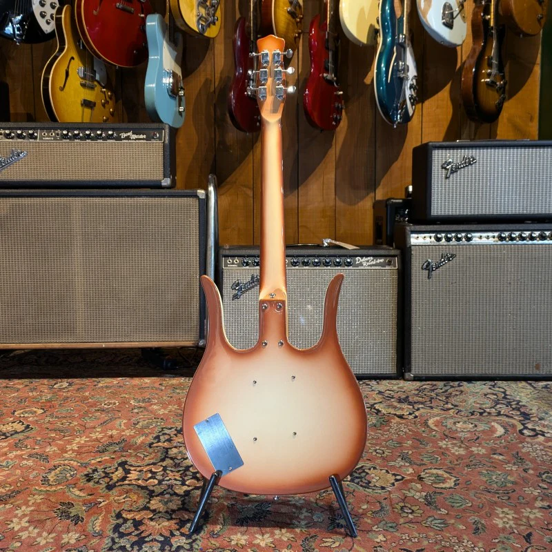 Danelectro Longhorn Guitar - Copper Burst - Image 5