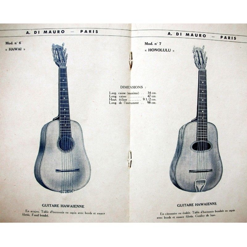 Di Mauro / Masspacher Guitare Hawaïenne (1930/40) France - Image 7