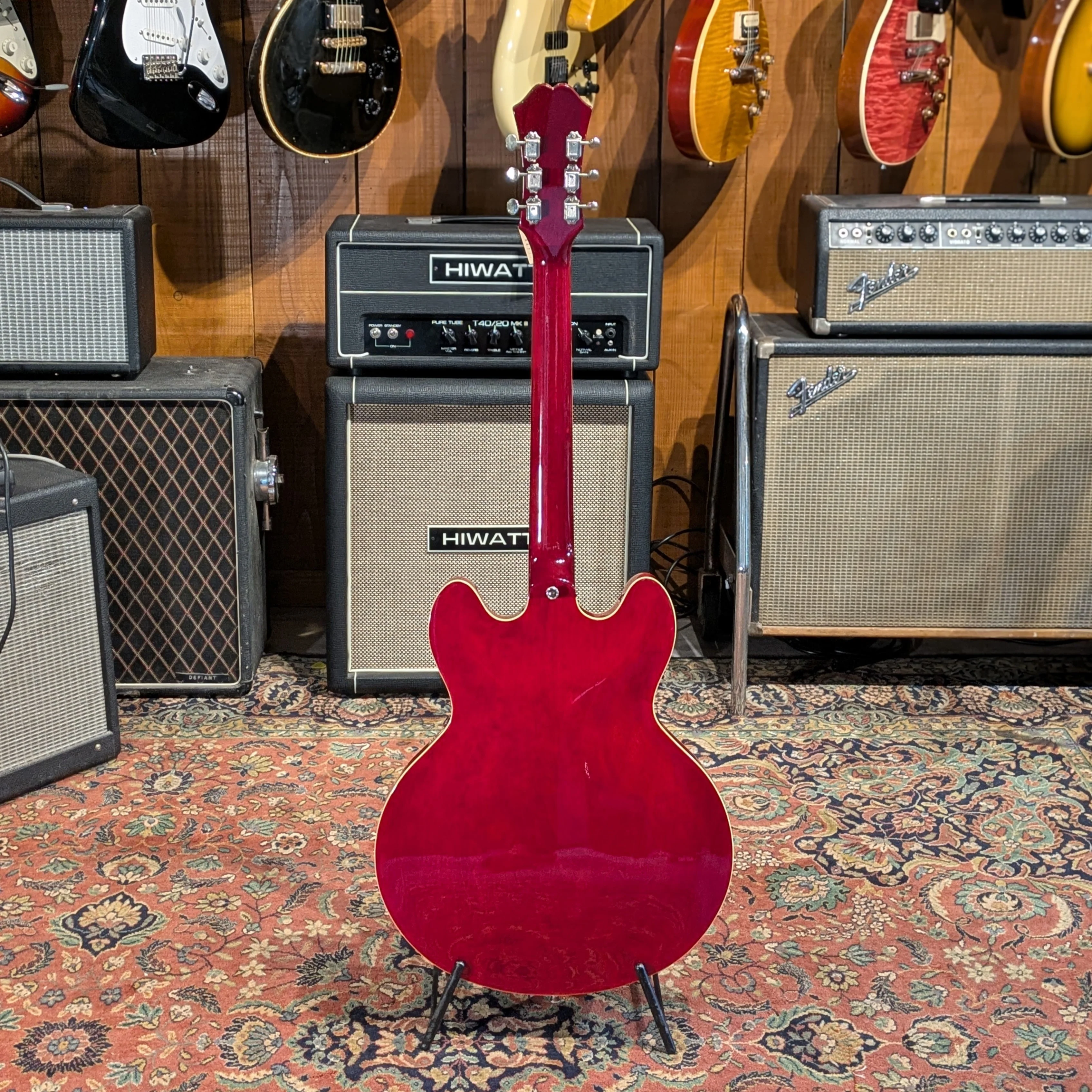 Epiphone Casino Reissue with Rosewood Fretboard 2012 - Cherry - Image 4