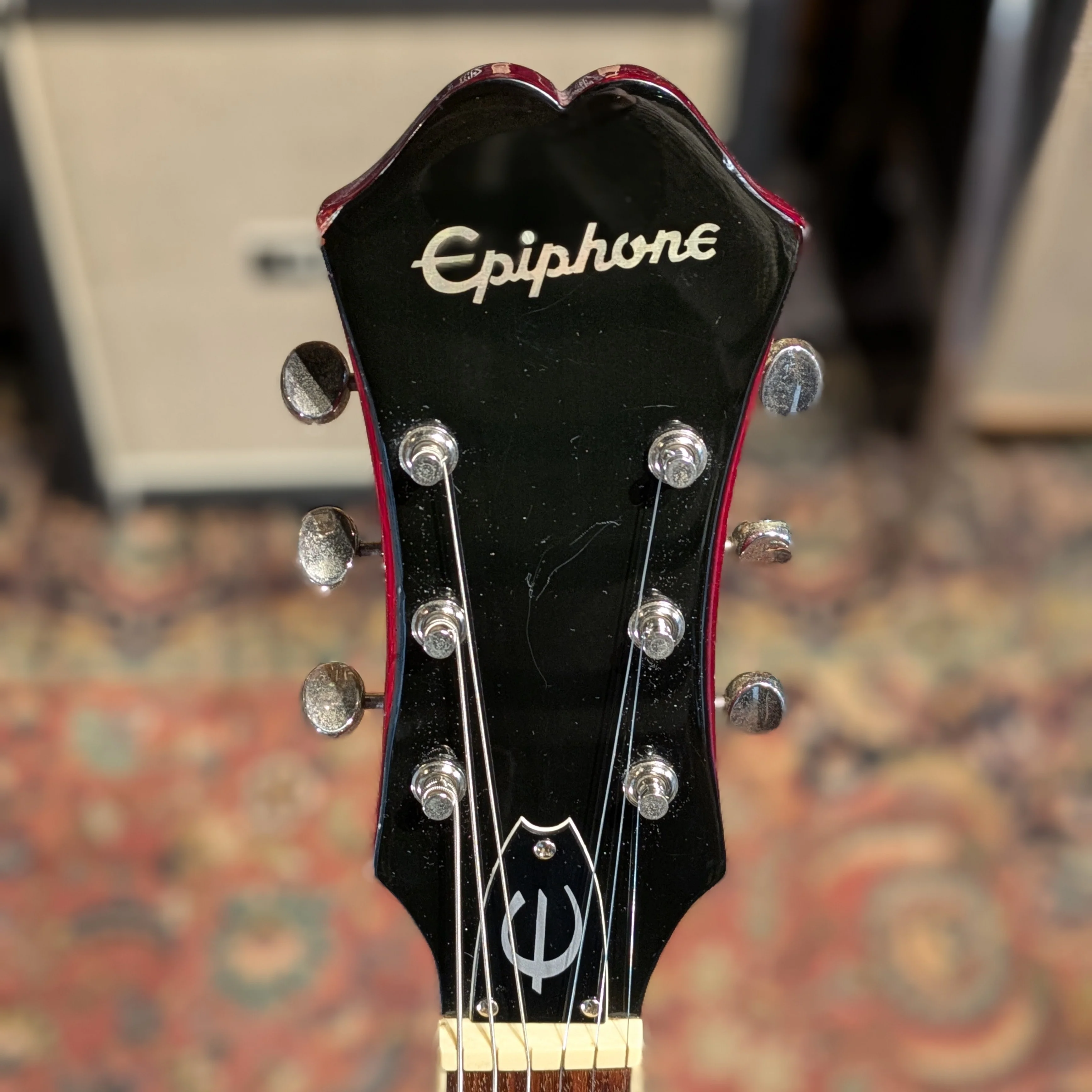 Epiphone Casino Reissue with Rosewood Fretboard 2012 - Cherry - Image 5