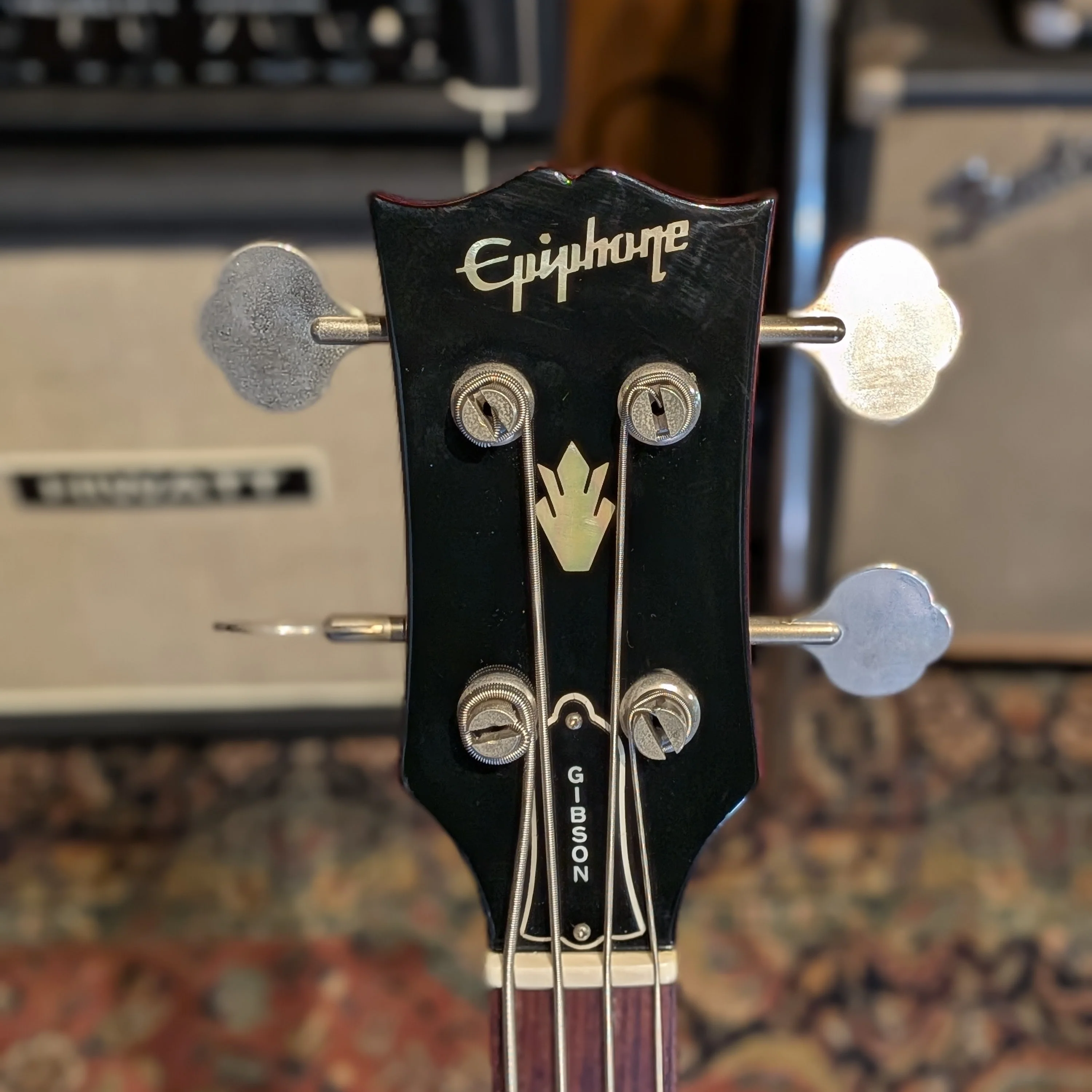 Epiphone EB-3 Bass - Japan - Cherry - Image 5