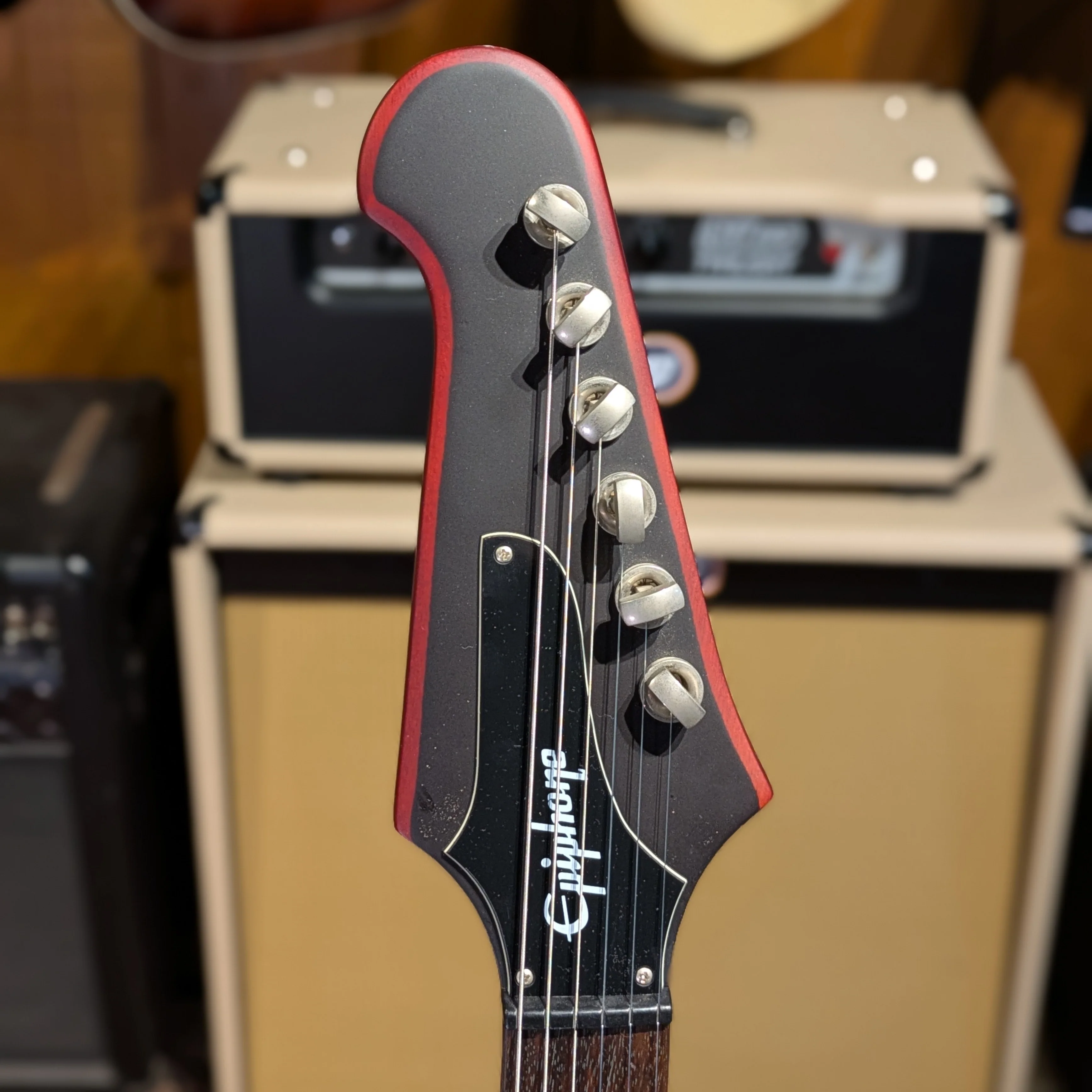 Epiphone Firebird Studio 2006 - 2015 - Worn Cherry - Image 5