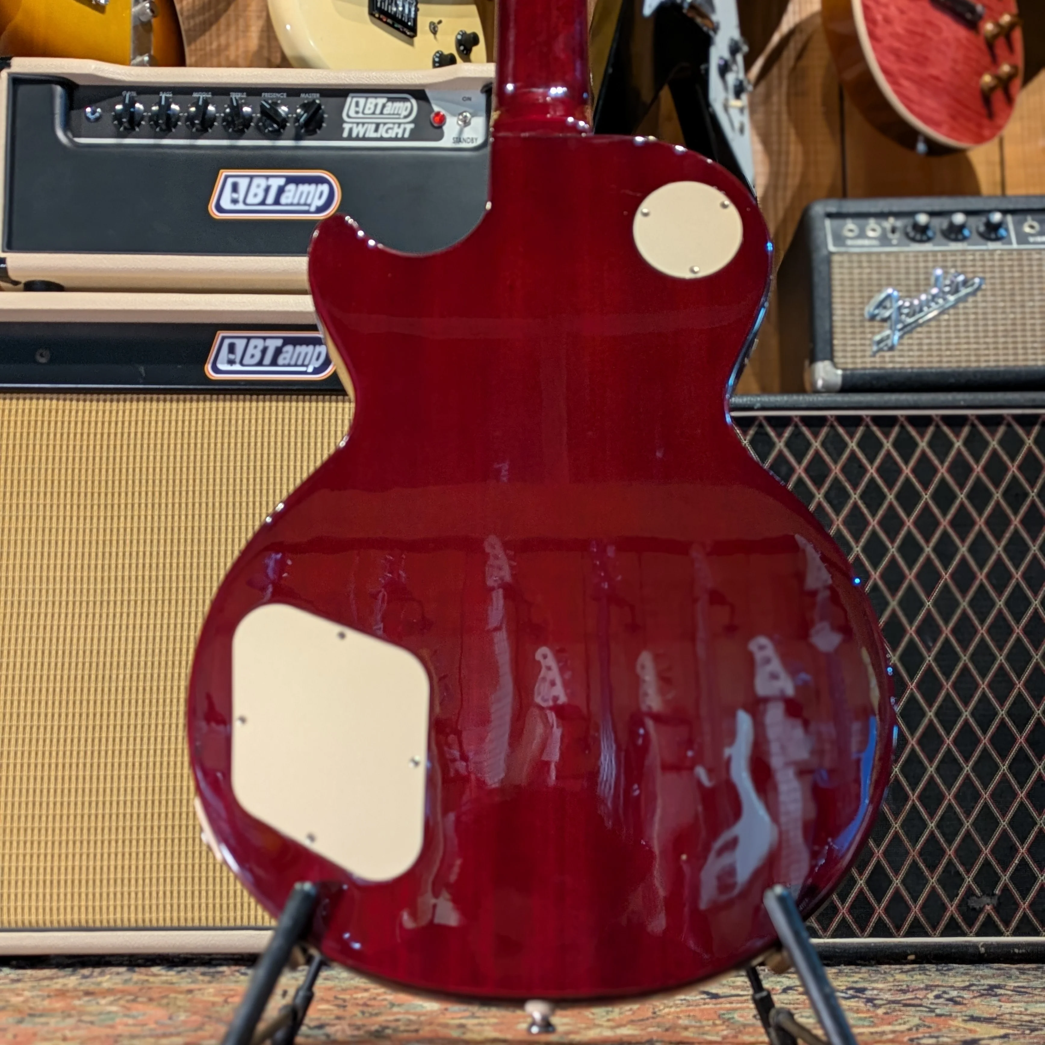 Epiphone Les Paul Standard Plus Top PRO 2013 - Wine Red - Image 2