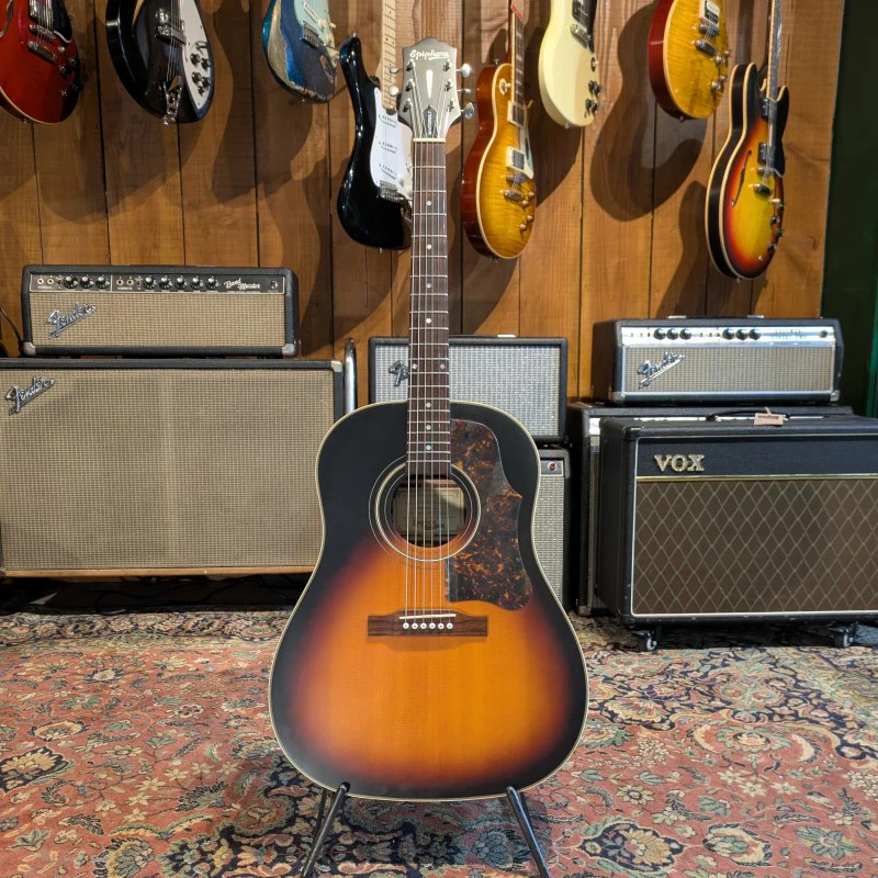 Epiphone Masterbilt AJ-45ME 2010s - Vintage Sunburst - Image 3
