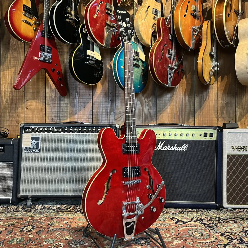 Epiphone The Dot Bigsby - Cherry - Image 2