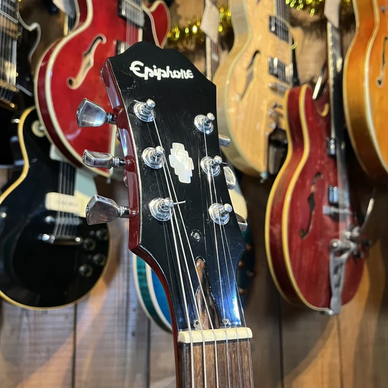 Epiphone The Dot Bigsby - Cherry - Image 4