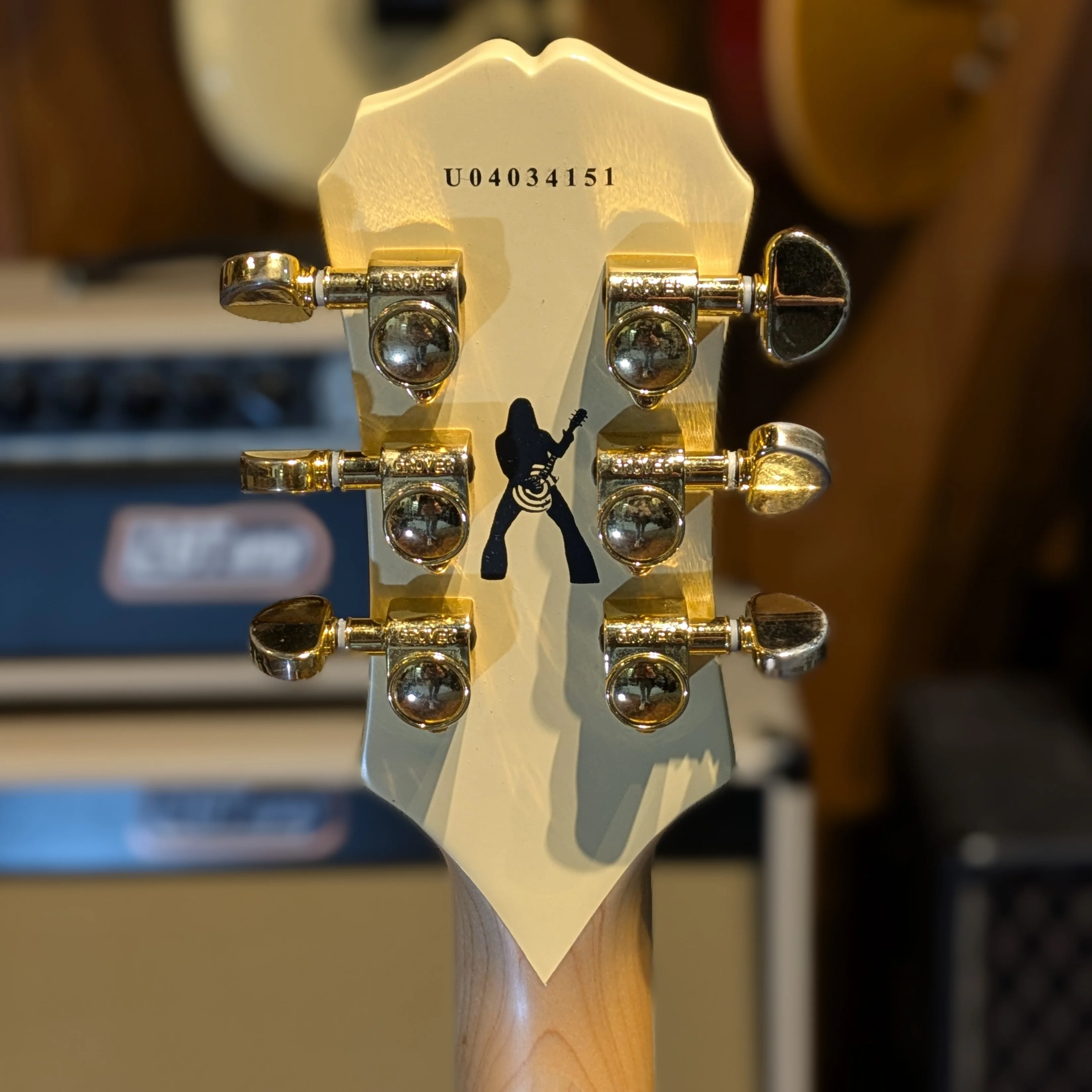 Epiphone Zakk Wylde Signature Les Paul Custom 2004 - Antique Ivory with Bullseye - Image 7