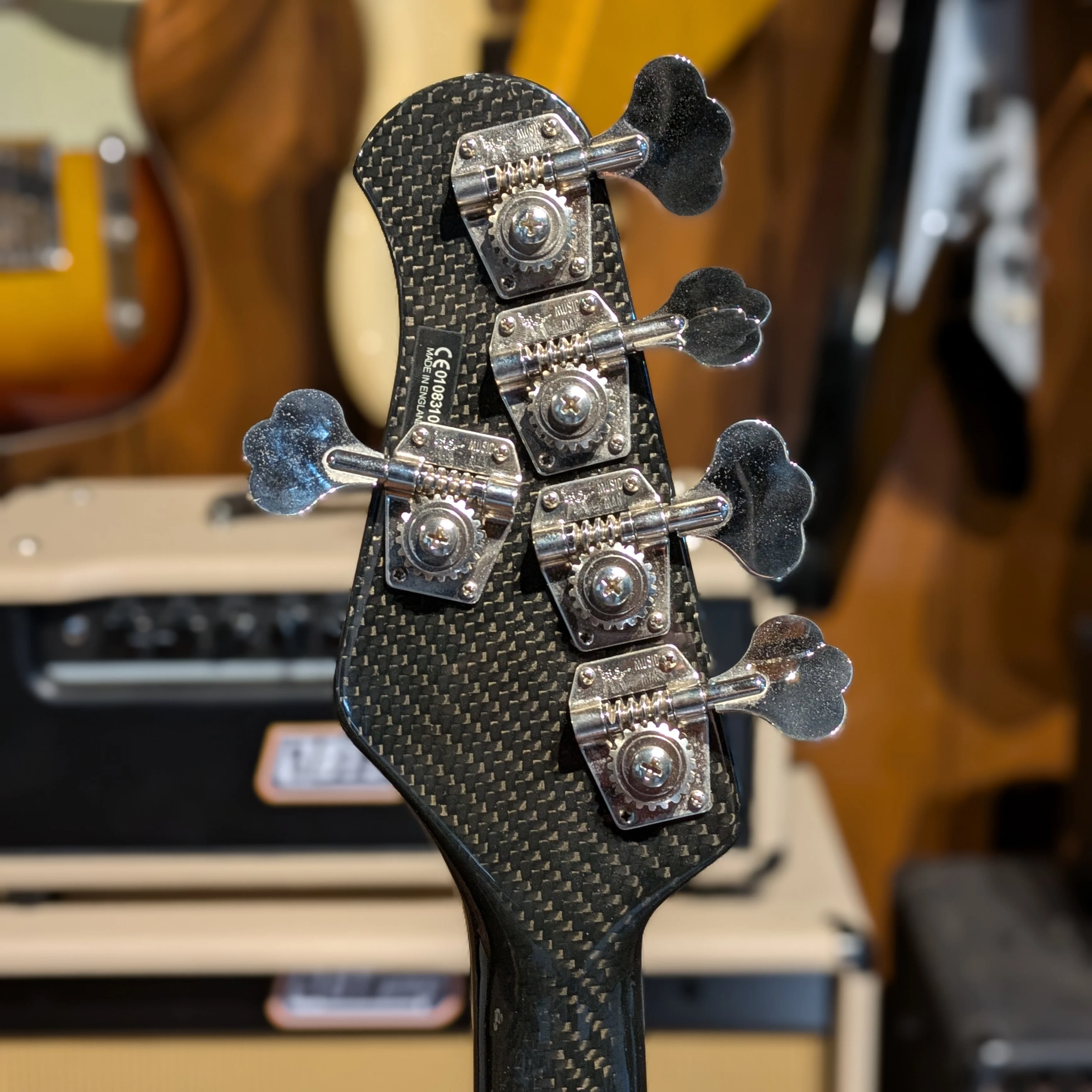 Ernie Ball Music Man Musicman Stingray 5H 2007 with Status Graphite neck- Natural - Image 8