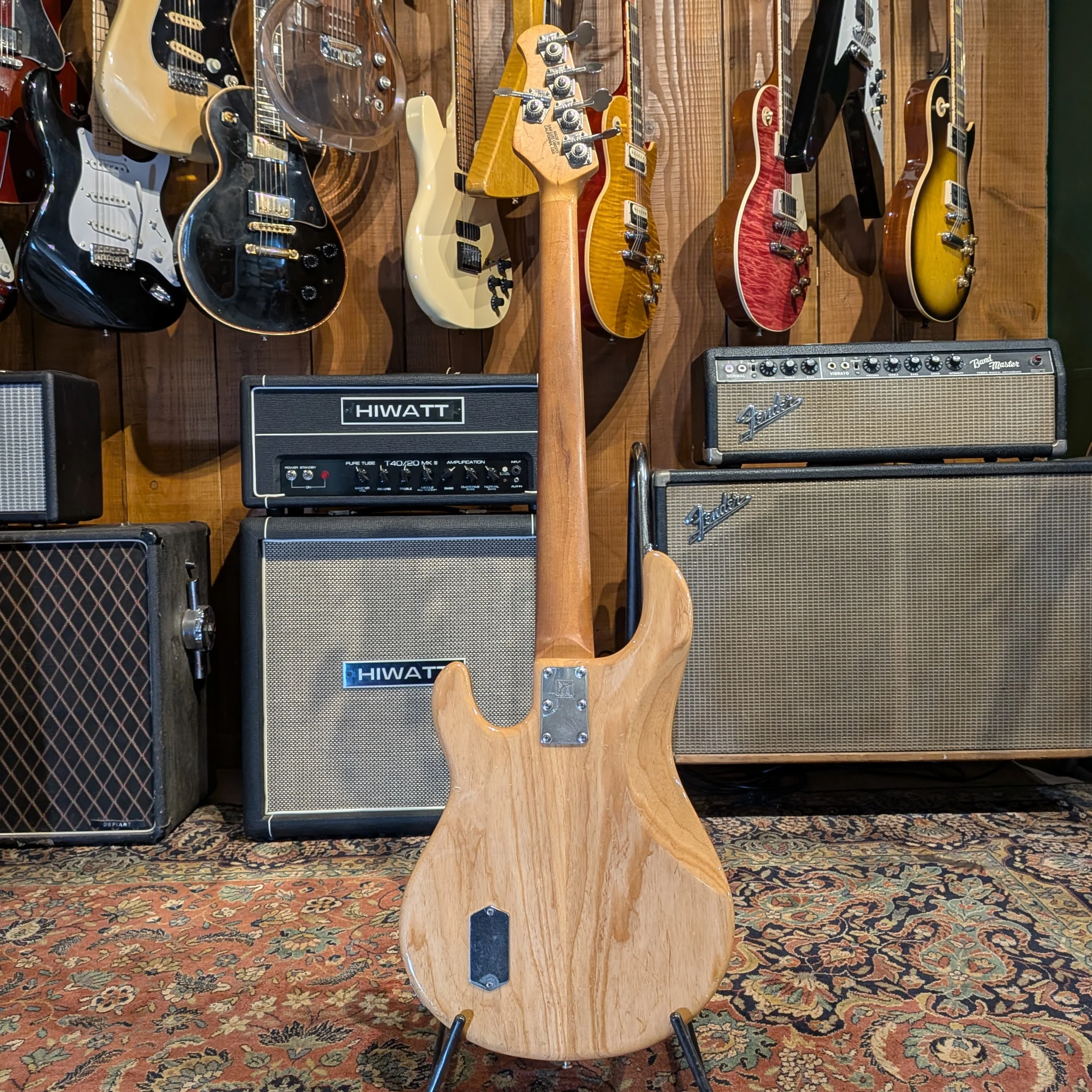 Ernie Ball Music Man StingRay 5 H with Maple Fretboard 1993 - Natural - Image 7