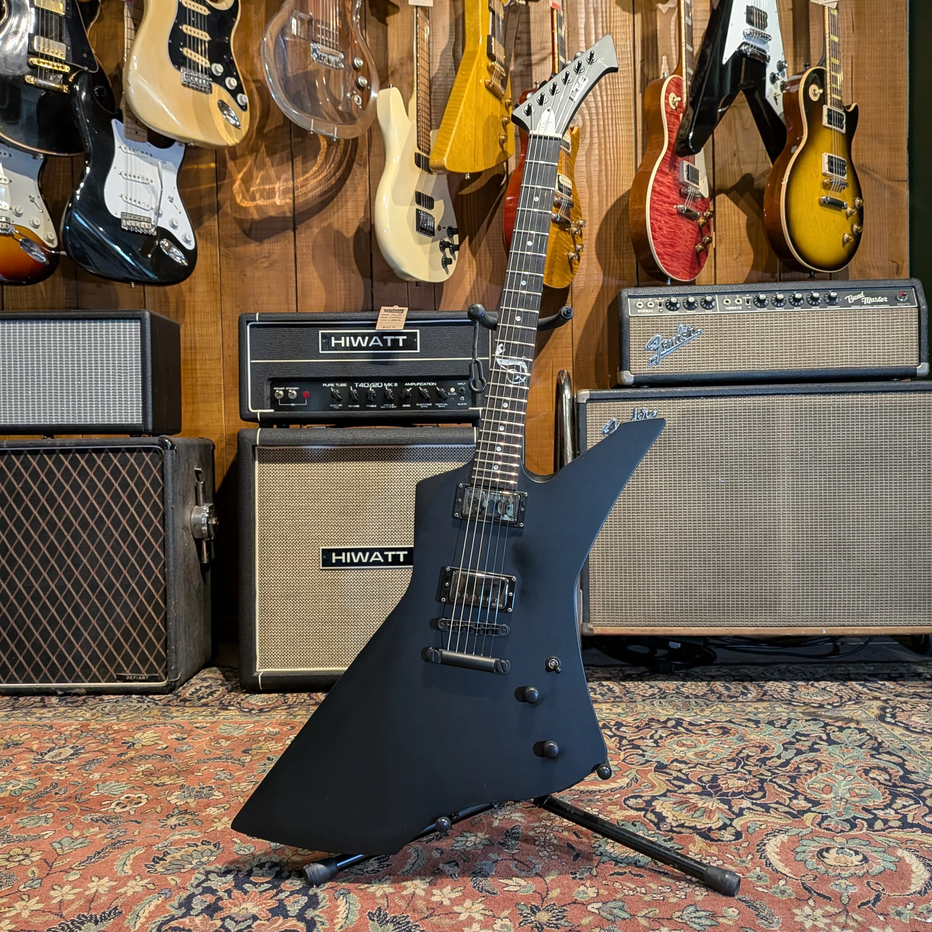 ESP LTD Snakebyte James Hetfield Signature - Black Satin - Image 3