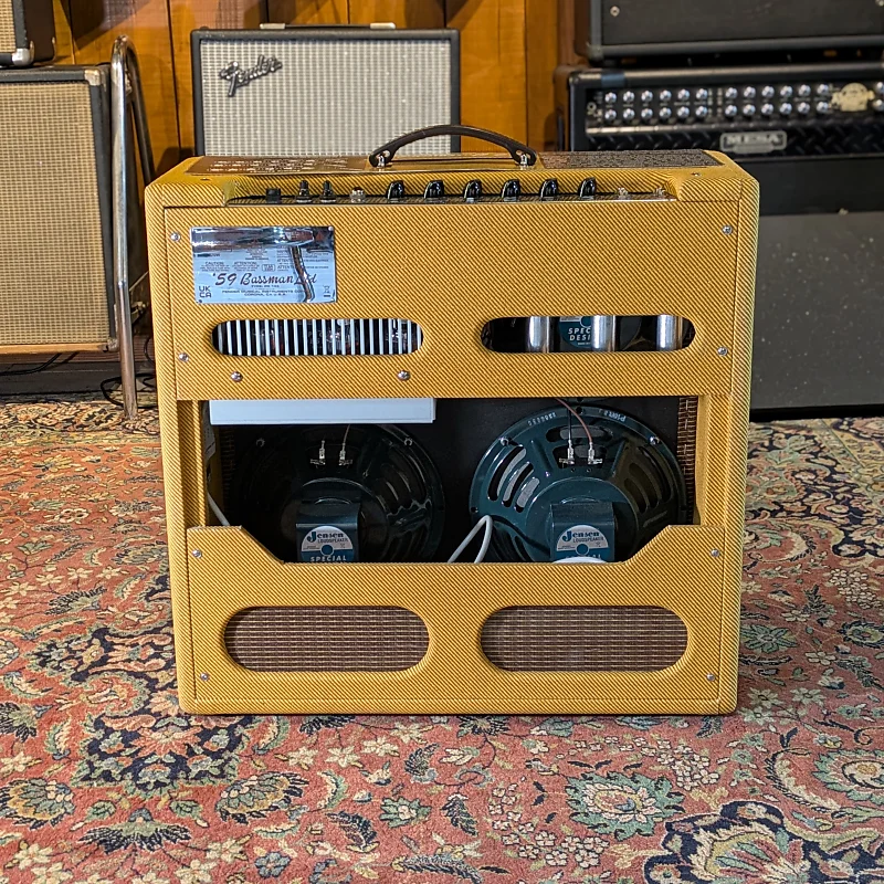 Fender '59 Bassman LTD Reissue 45-Watt 4x10" Guitar Combo - Lacquered Tweed - Image 2