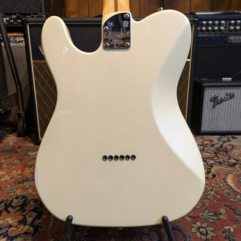 Fender American Deluxe Telecaster  - Olympic Pearl - Image 2