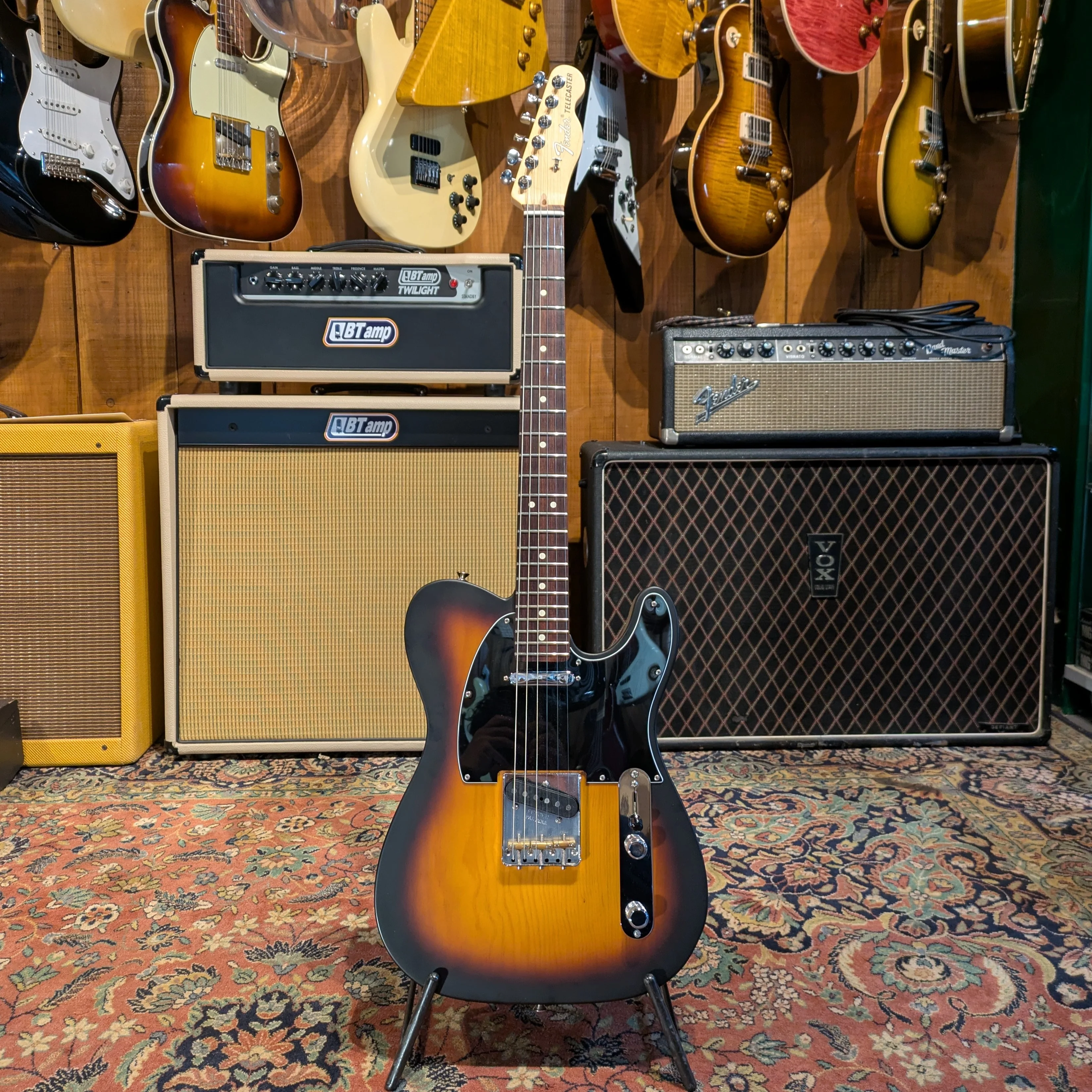 Fender American Performer Timber Telecaster 2024 - 2-Color Sunburst - Image 3