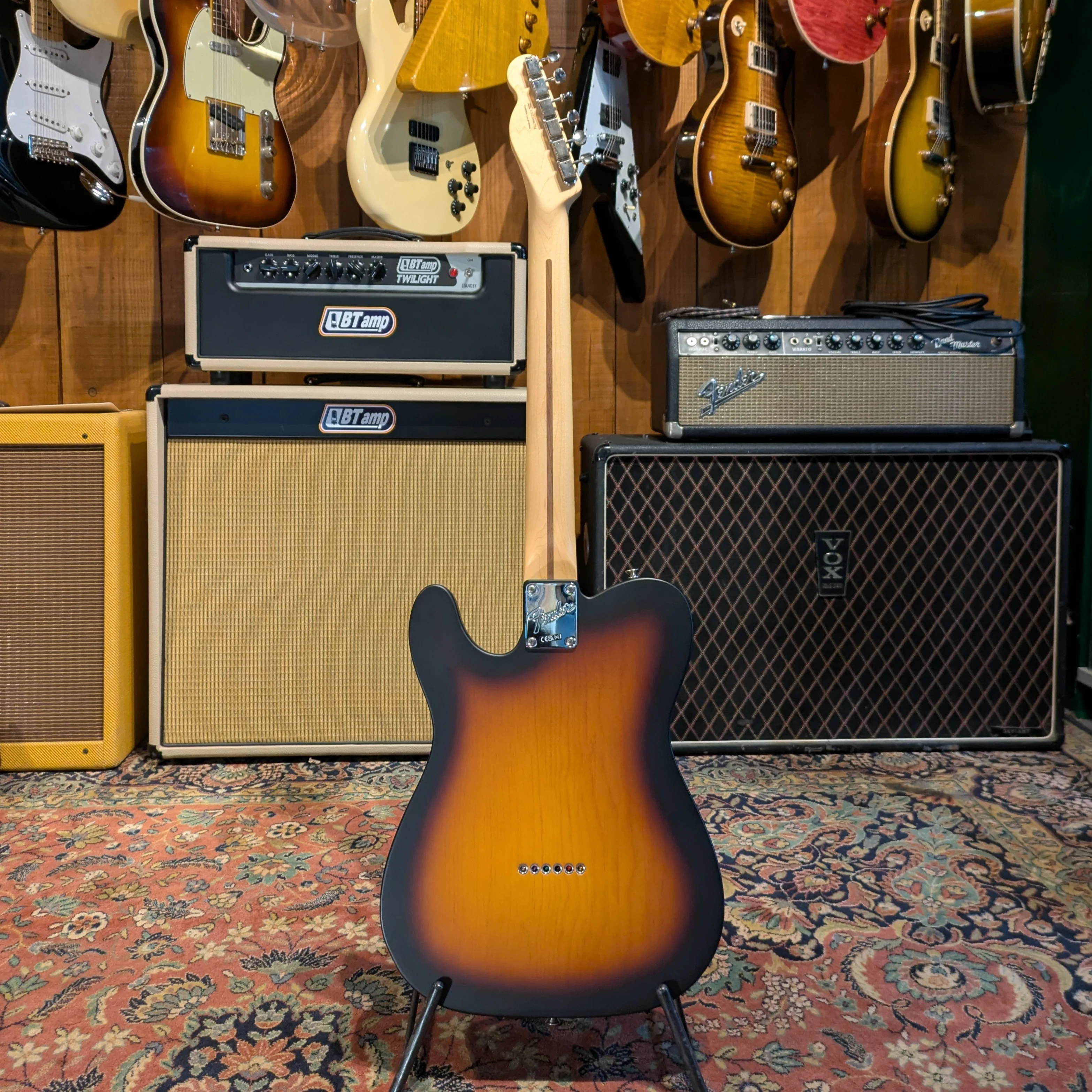 Fender American Performer Timber Telecaster 2024 - 2-Color Sunburst - Image 4