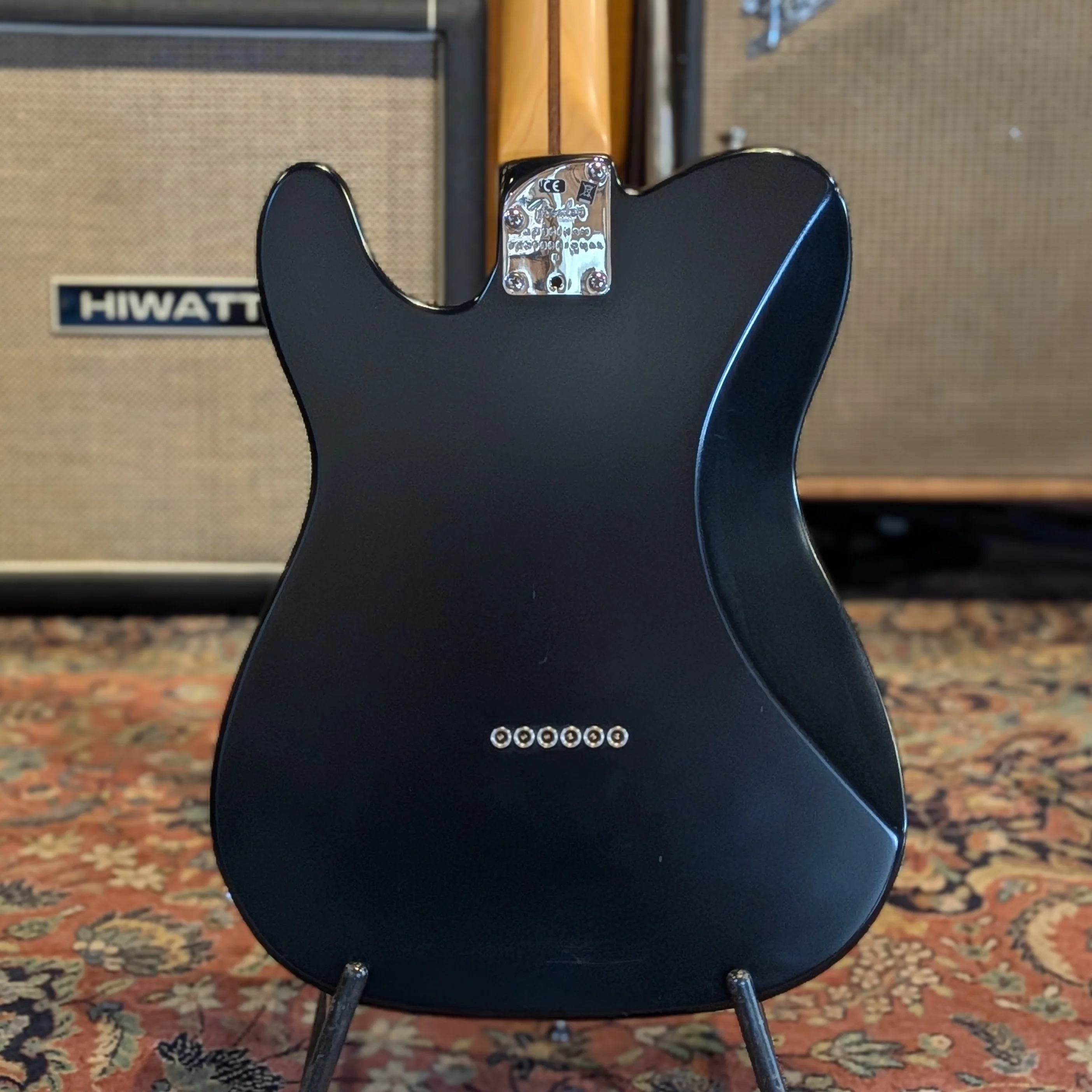 Fender American Professional II Telecaster Deluxe with Rosewood Fretboard 2020 - Black Satin Refin - Image 2