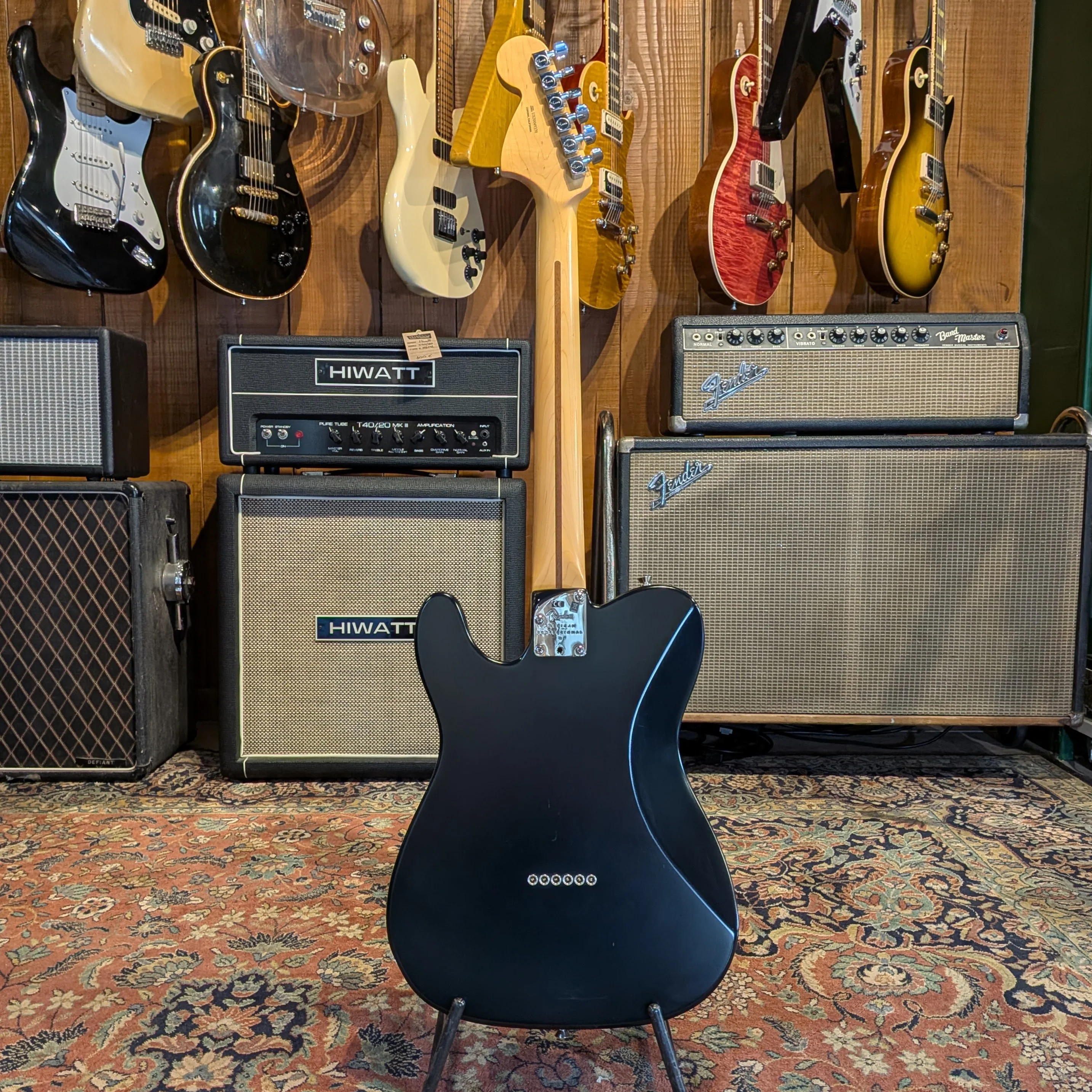 Fender American Professional II Telecaster Deluxe with Rosewood Fretboard 2020 - Black Satin Refin - Image 6