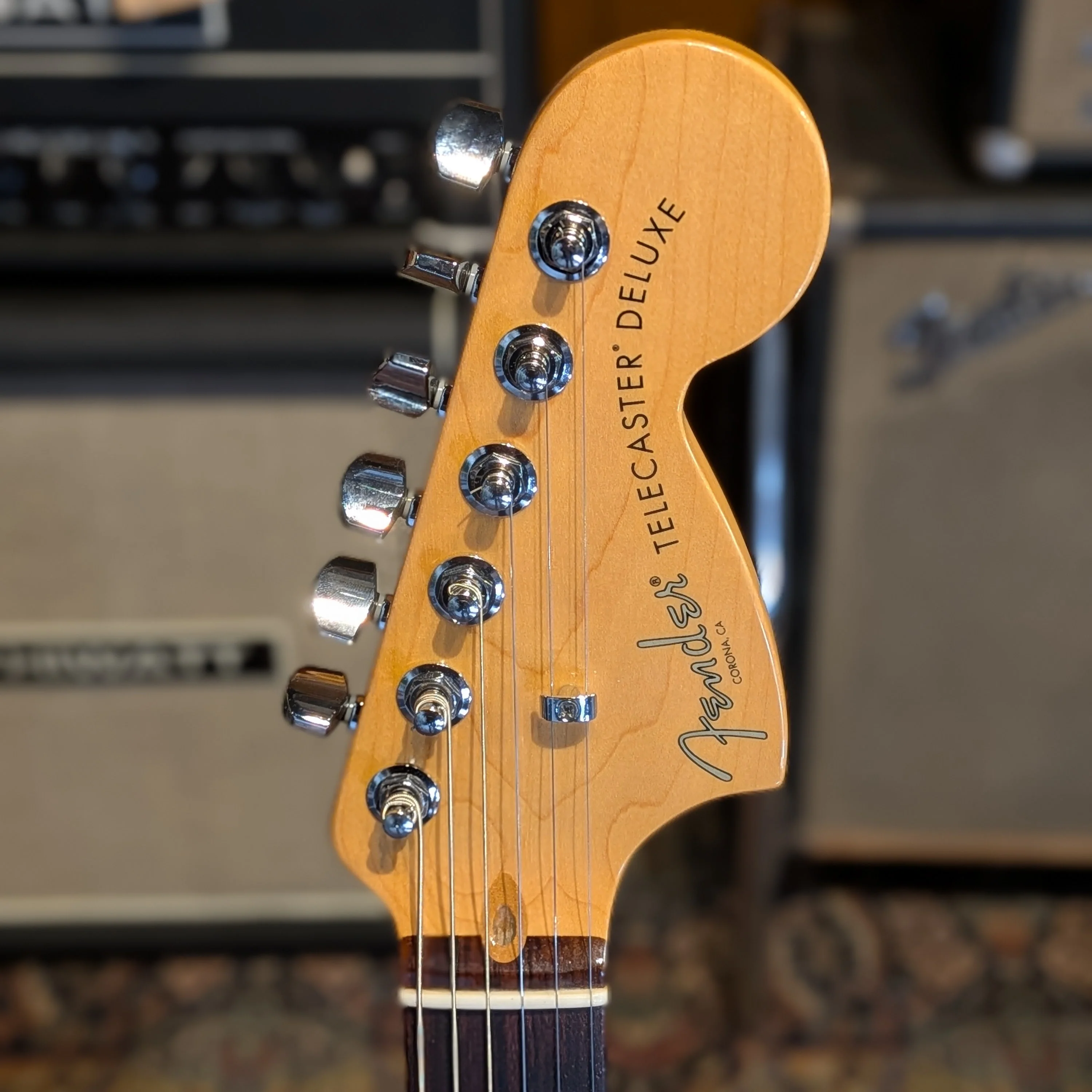 Fender American Professional II Telecaster Deluxe with Rosewood Fretboard 2020 - Black Satin Refin - Image 7