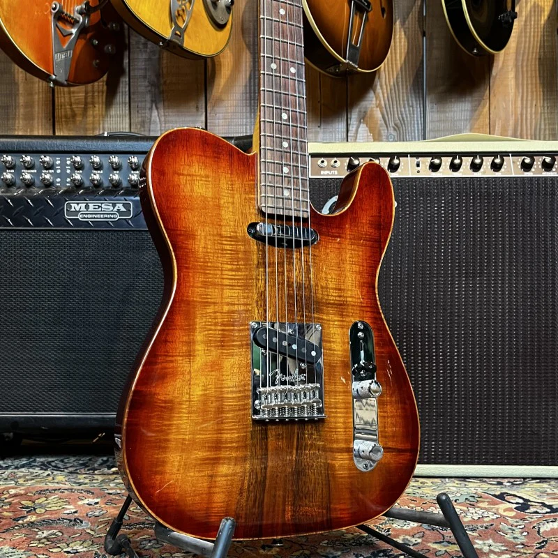 Fender American Select Carved Top Koa Telecaster 2012 - Image 2