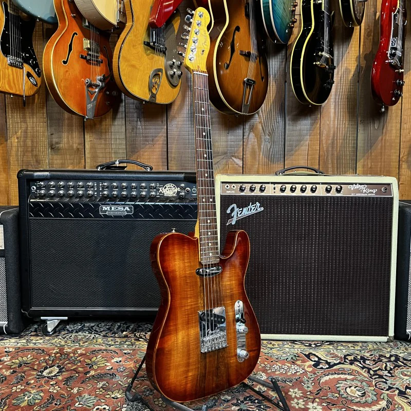 Fender American Select Carved Top Koa Telecaster 2012 - Image 4