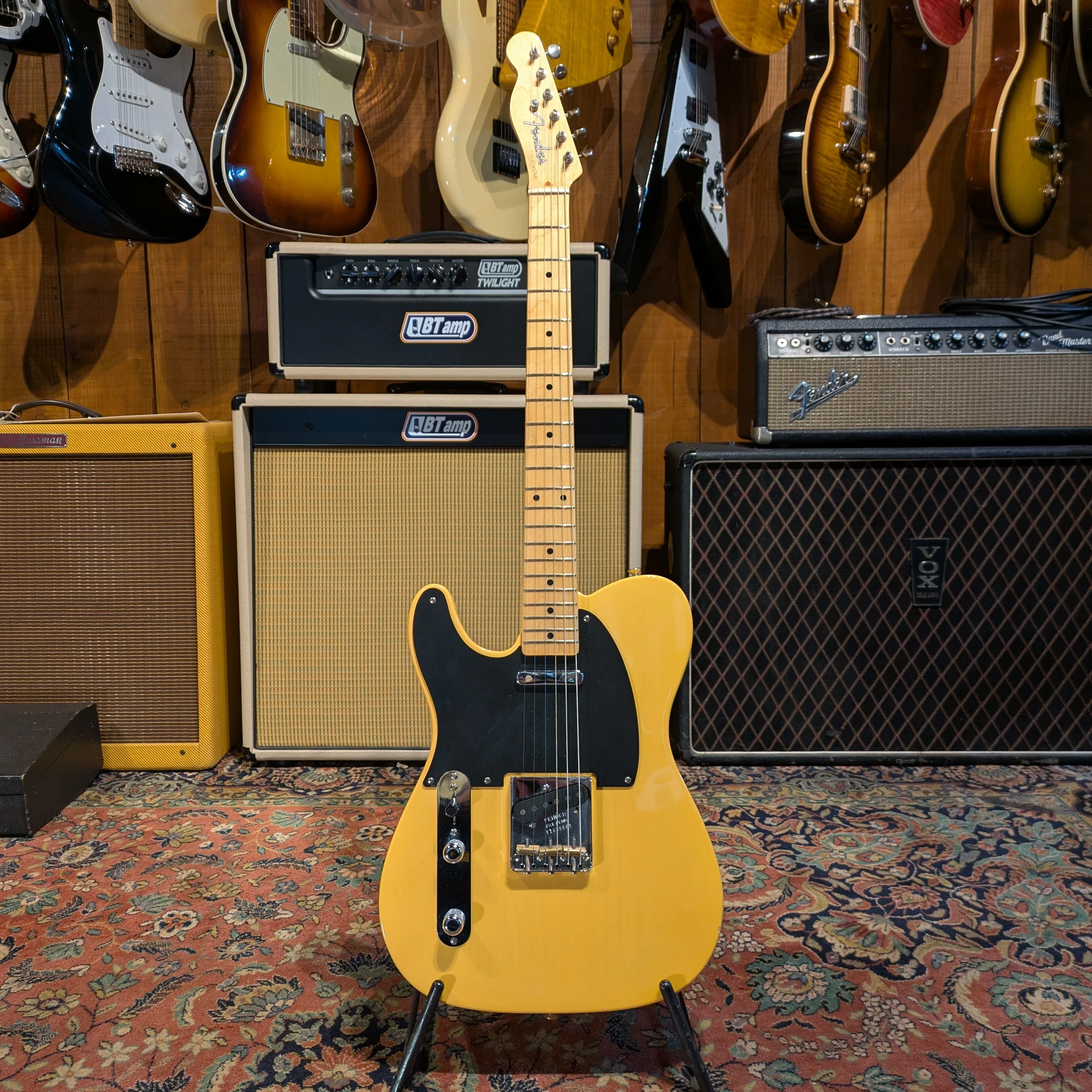 Fender American Vintage '52 Telecaster Left-Handed 2017 - Butterscotch Blonde - Image 5