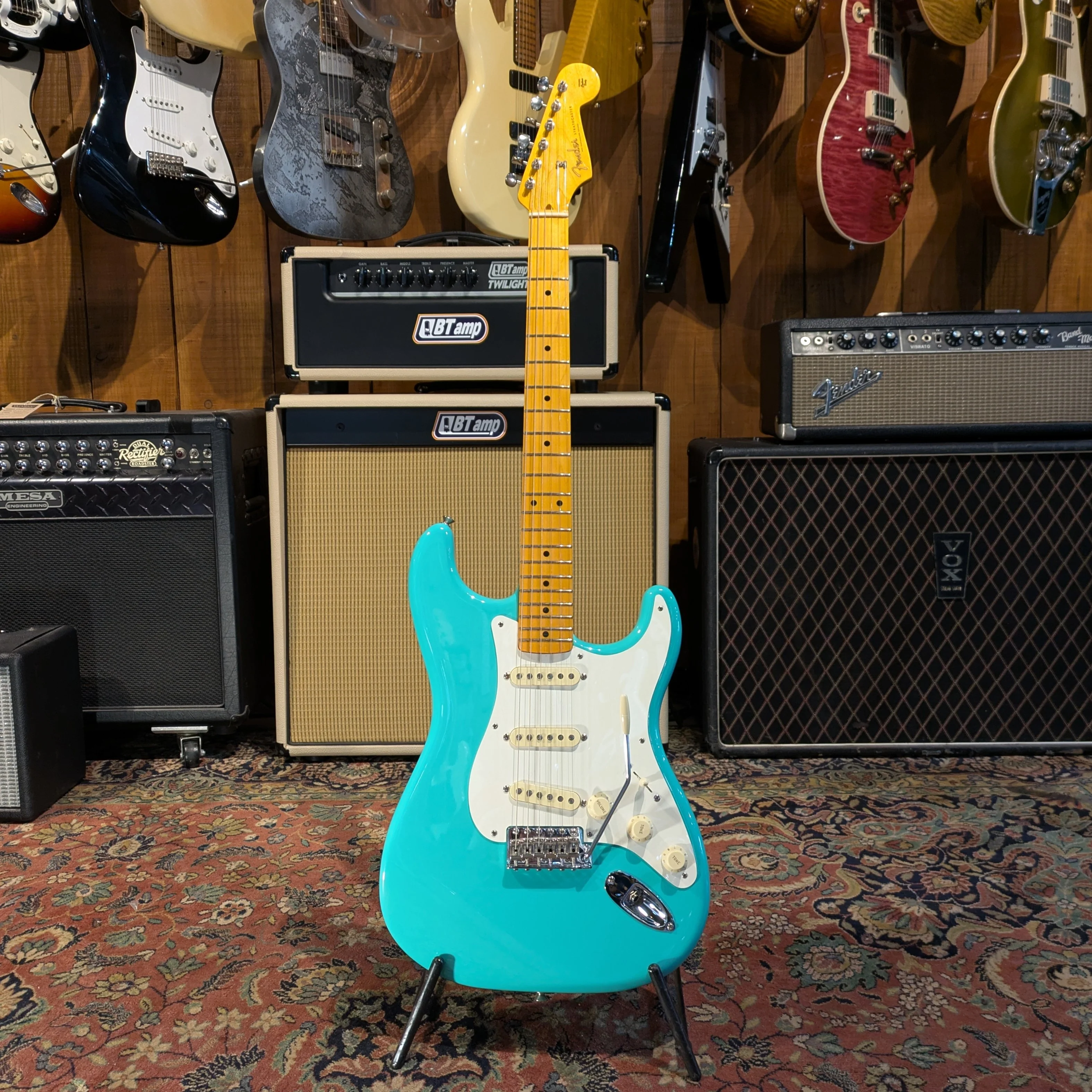 Fender American Vintage II '57 Stratocaster 2022 - Seafoam Green - Image 3