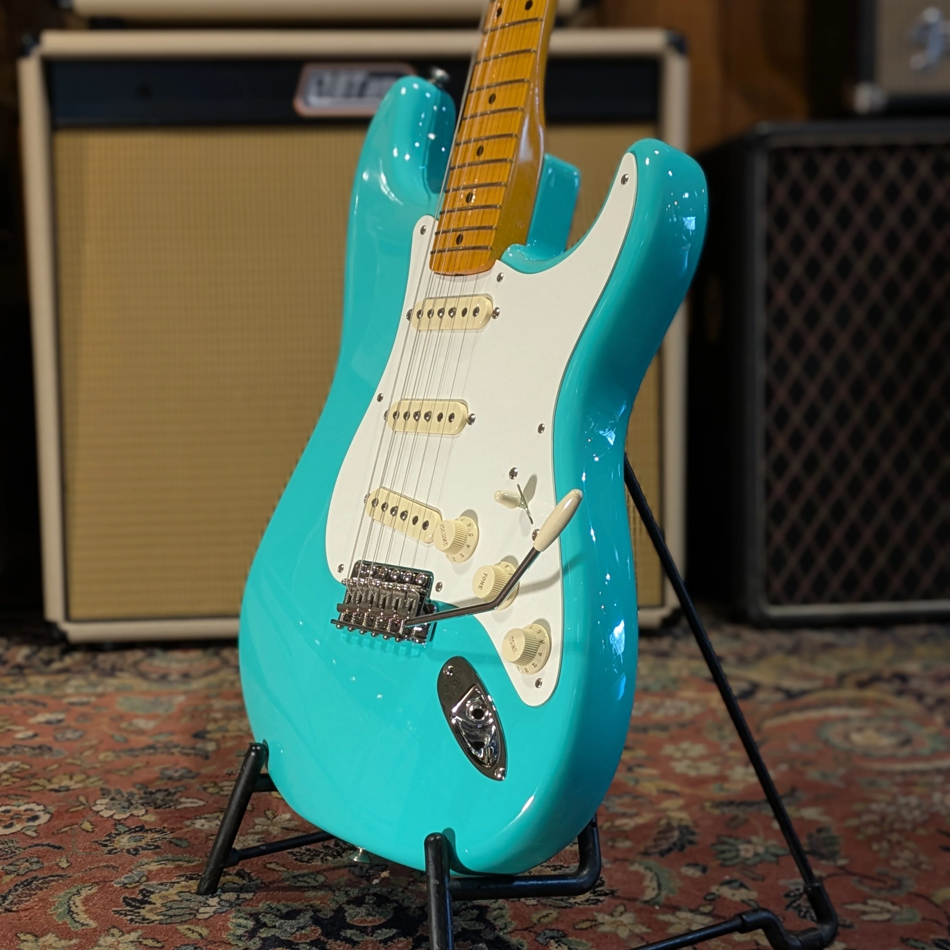 Fender American Vintage II '57 Stratocaster 2022 - Seafoam Green - Image 6