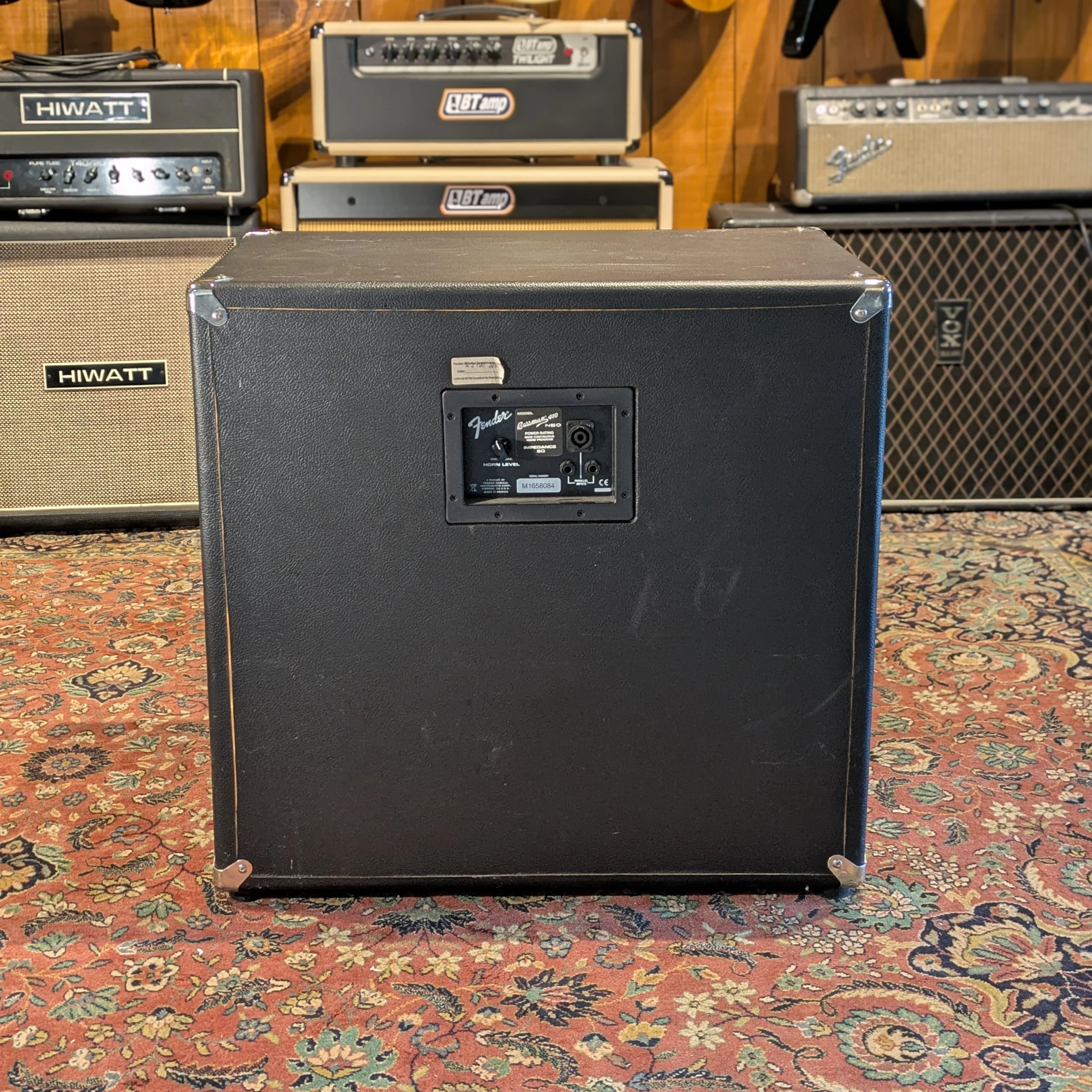 Fender Bassman 410 Neo 500-Watt 4x10" Bass Speaker Cabinet 2012 - Present - Black - Image 2