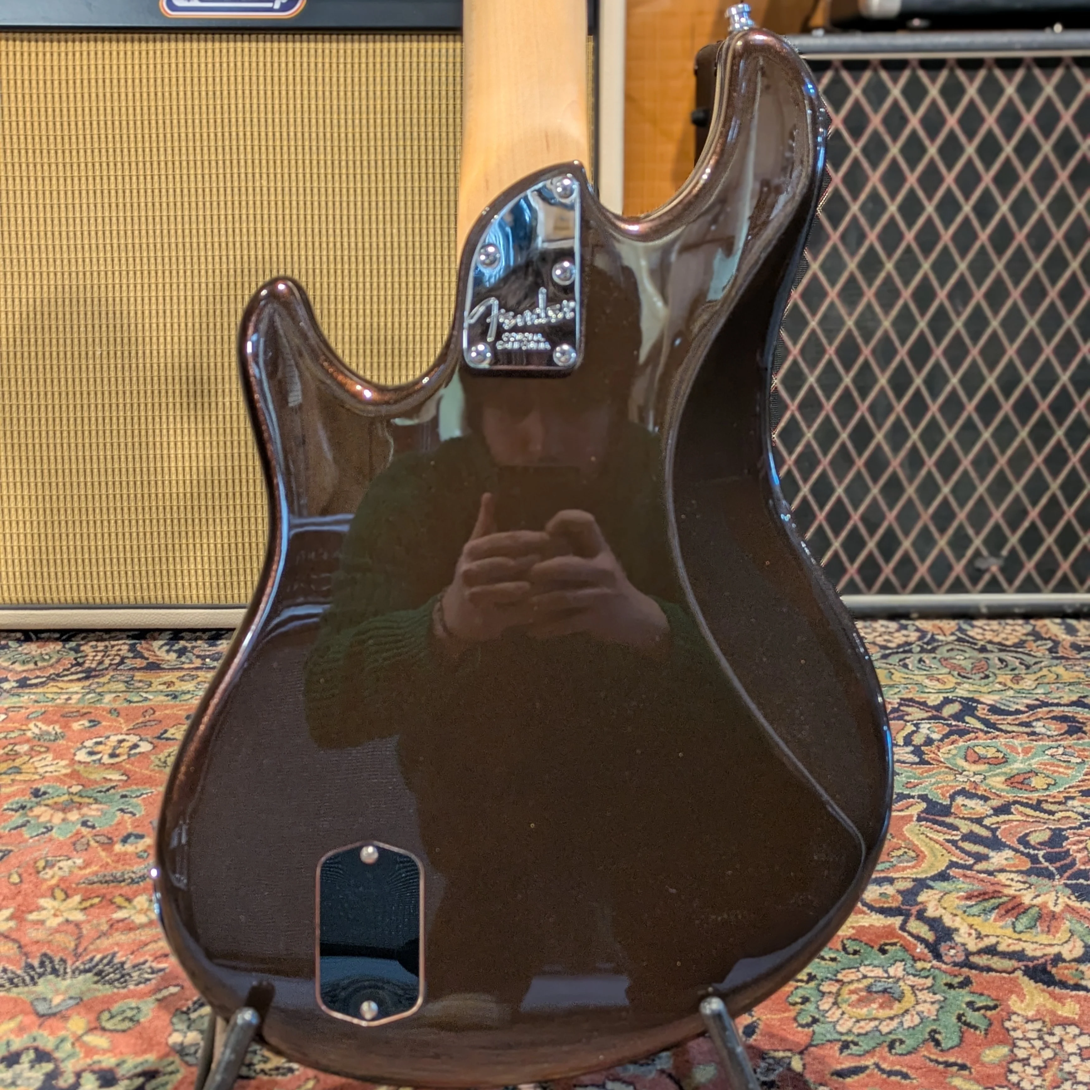 Fender Deluxe Dimension Bass IV - Root Beer - Image 2