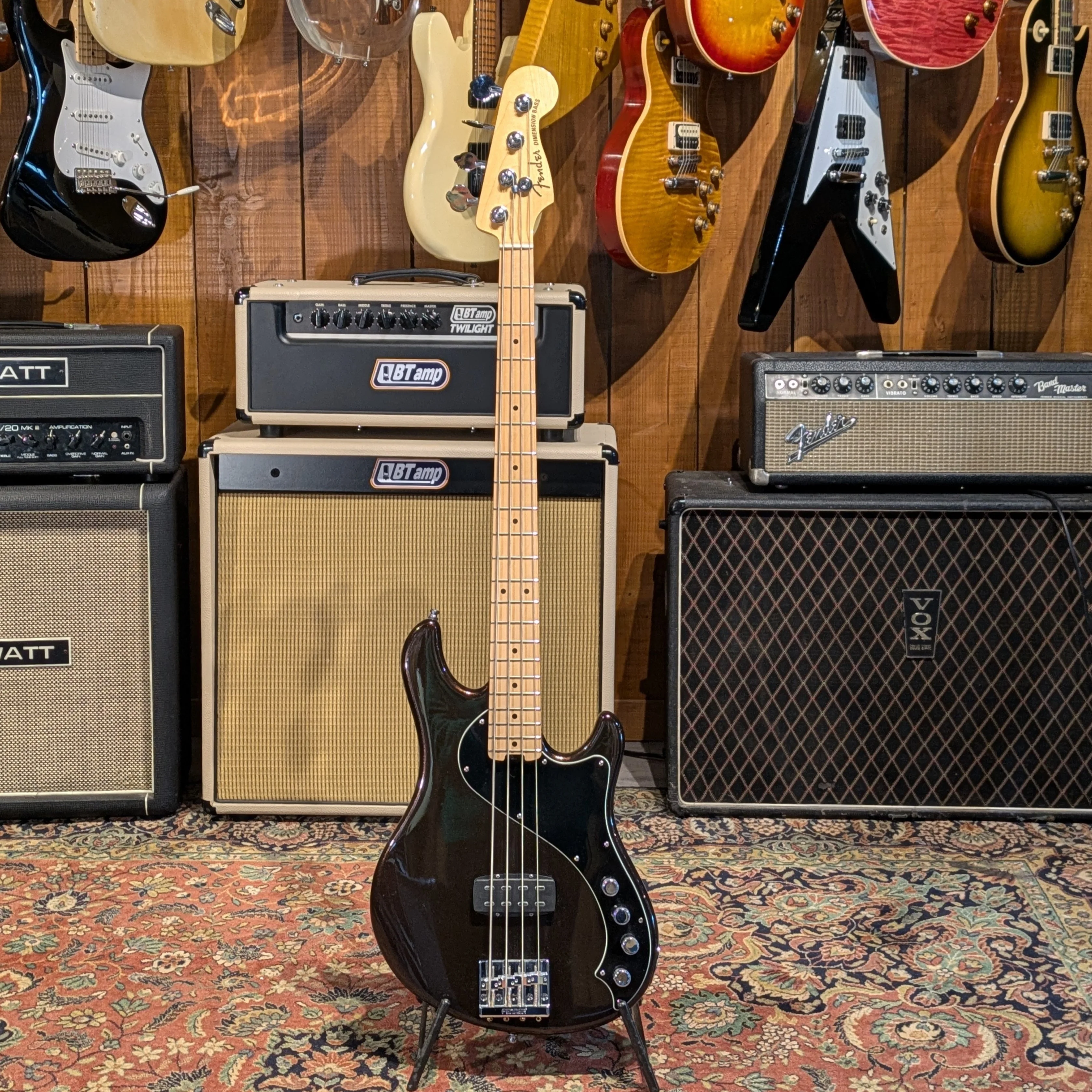 Fender Deluxe Dimension Bass IV - Root Beer - Image 3