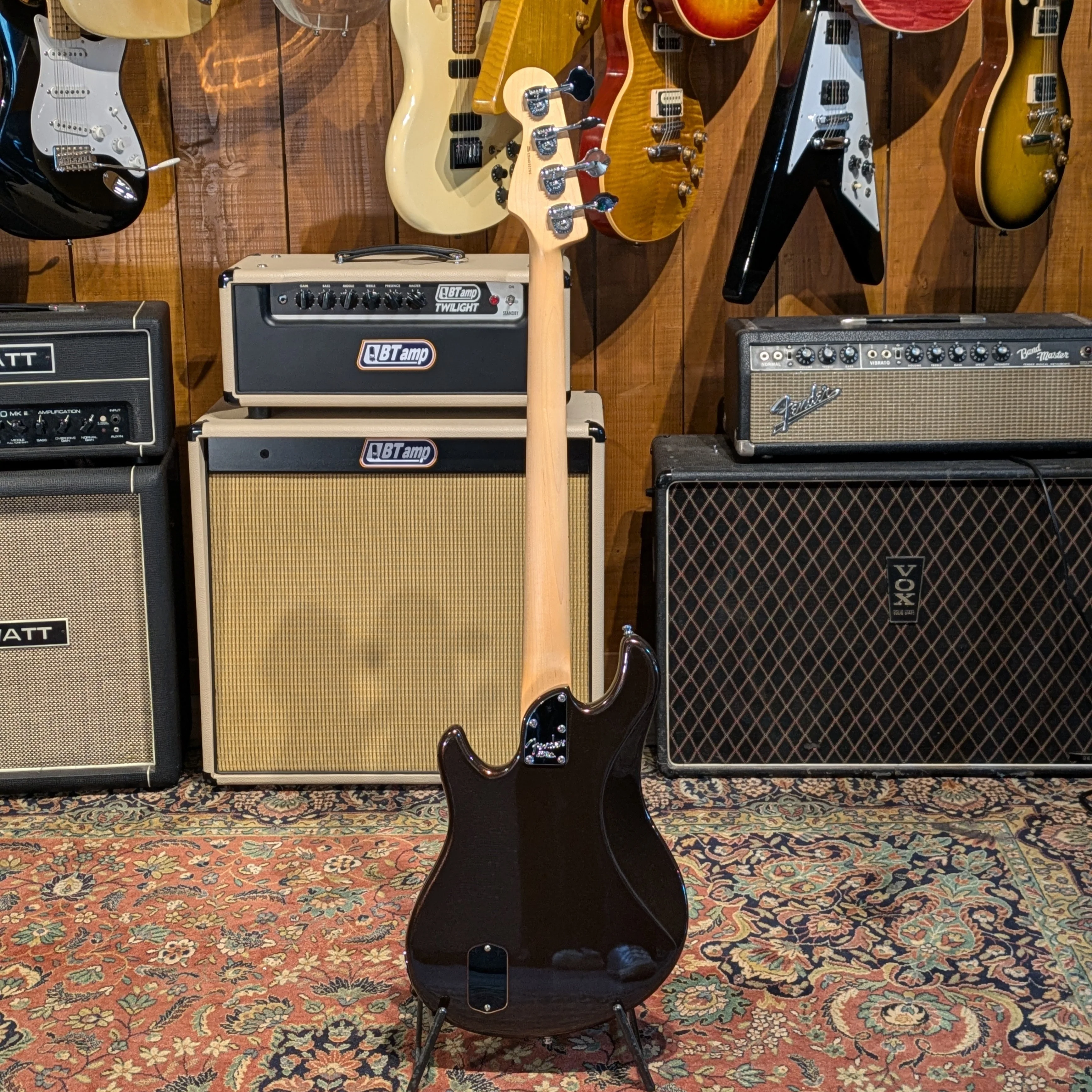 Fender Deluxe Dimension Bass IV - Root Beer - Image 4